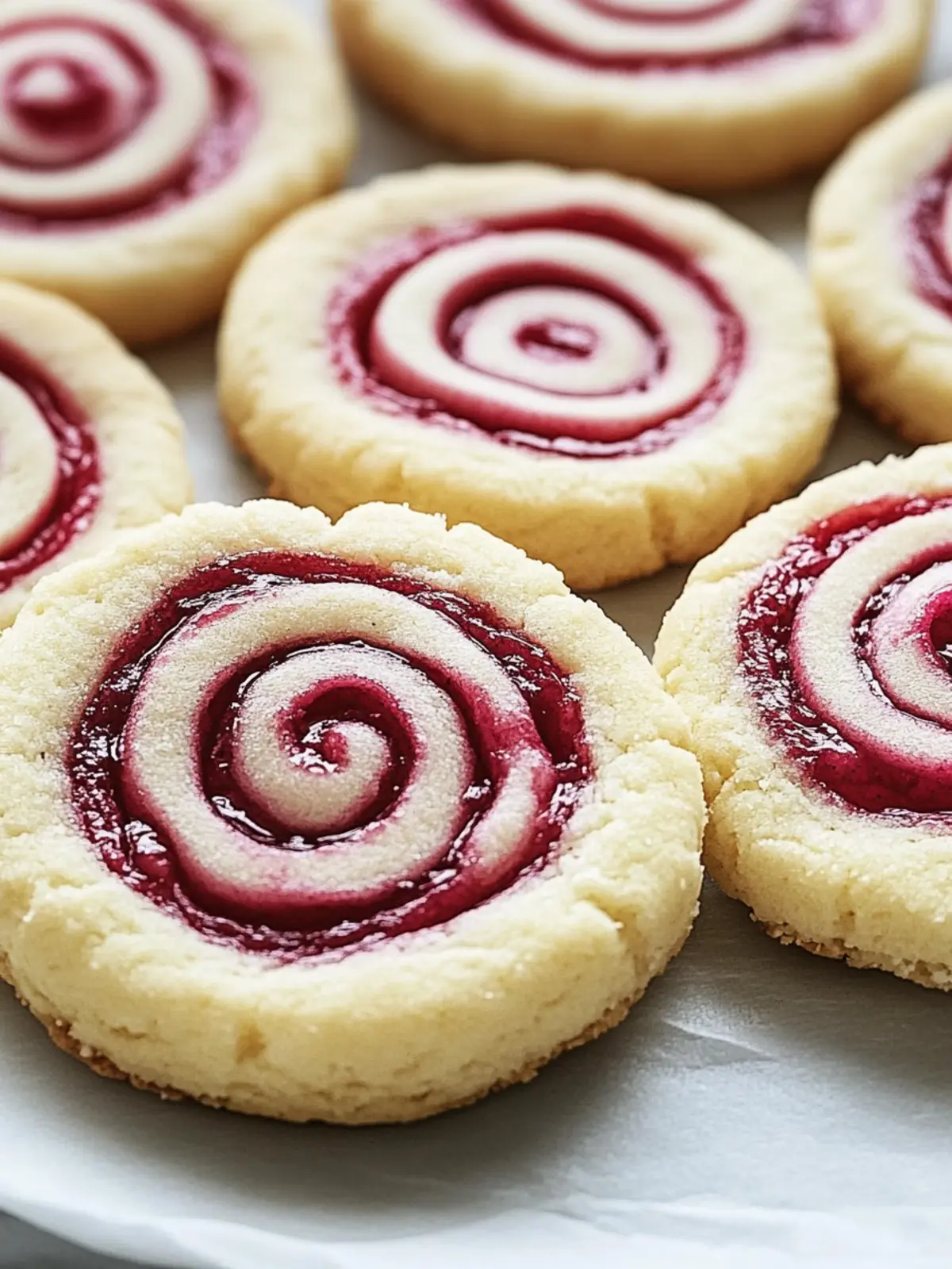 Raspberry Swirl Shortbread Cookies that Melt in Your Mouth 5 Raspberry Swirl Shortbread Cookies