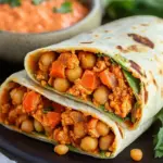 Buffalo Chickpea Wraps