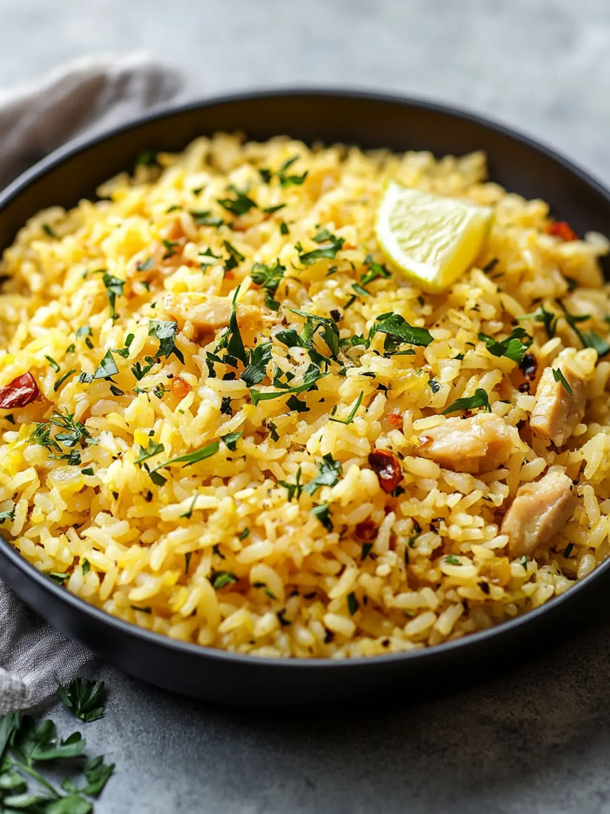One-Pot Fluffy Mediterranean Rice
