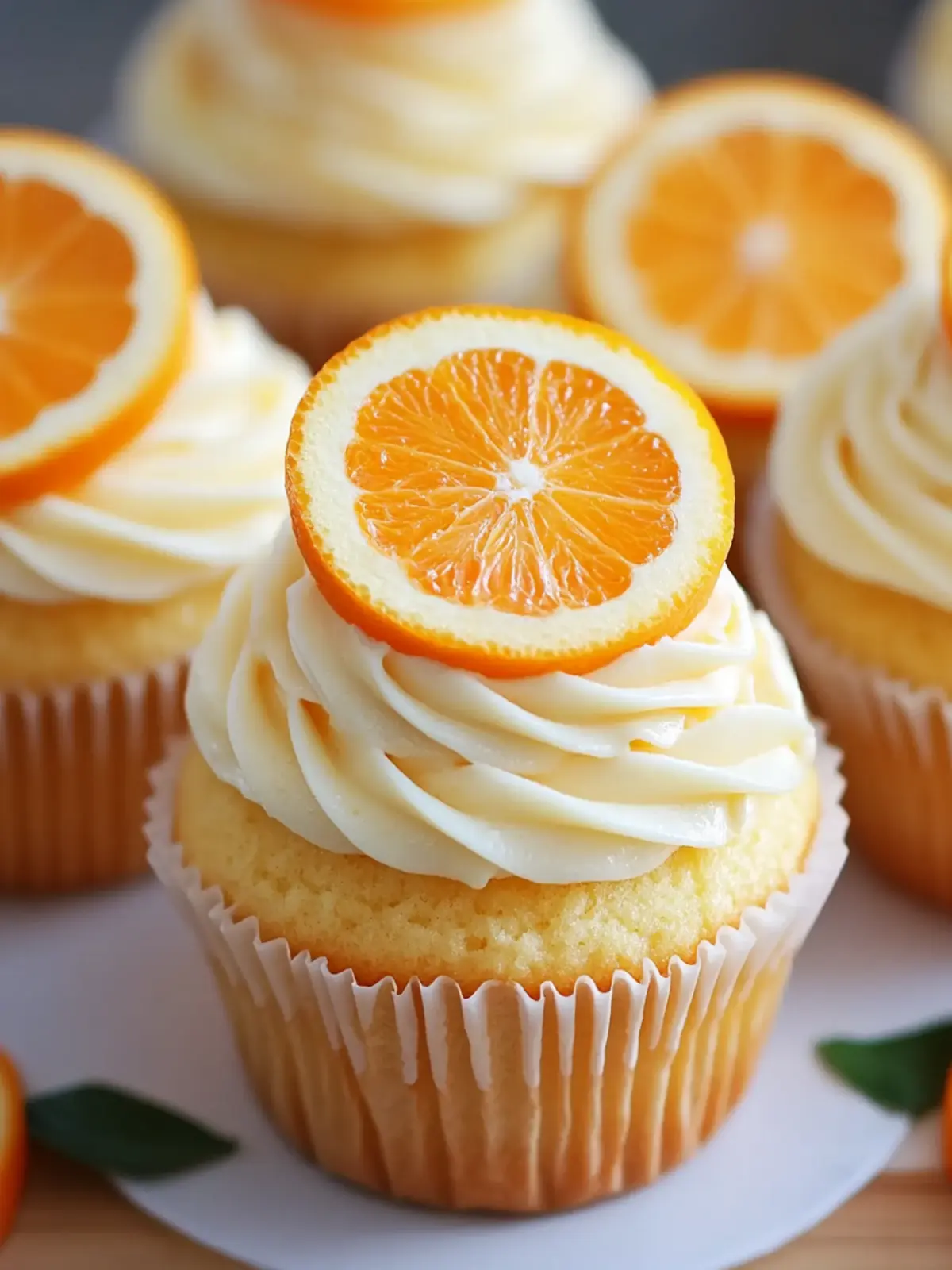 Orange Cream Cupcakes