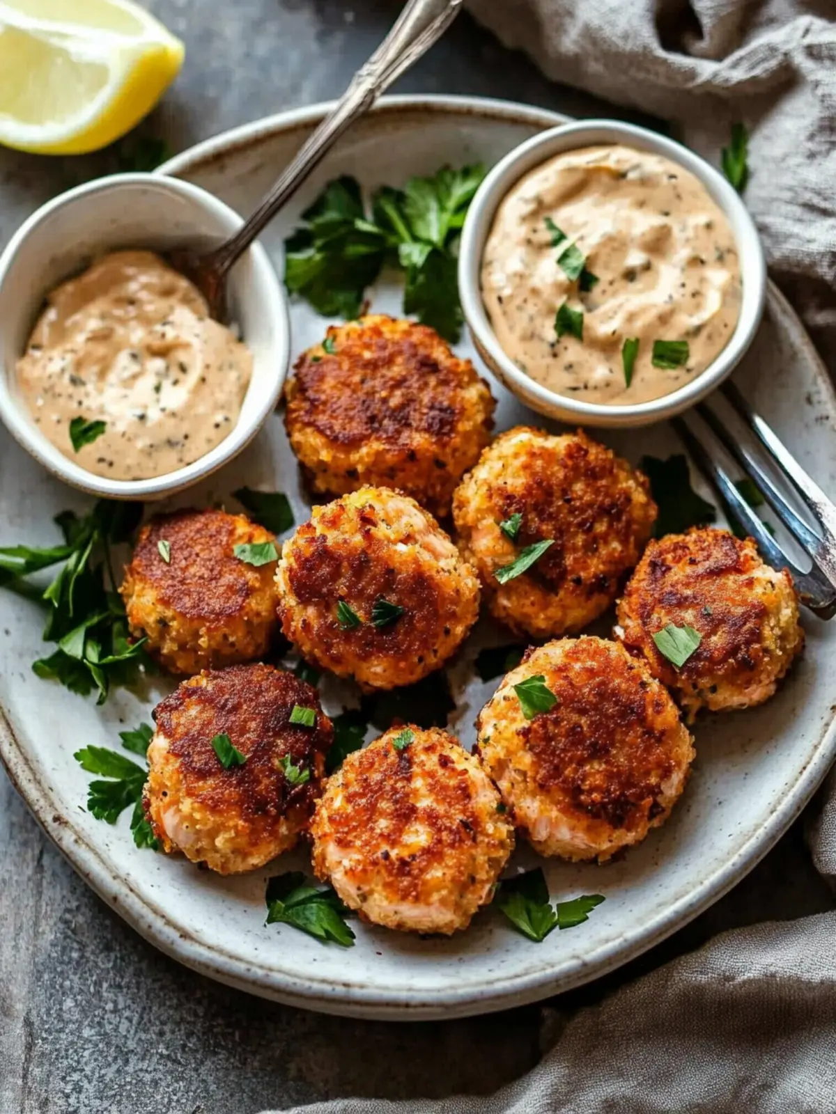 Crispy Pan Fried Salmon Croquettes