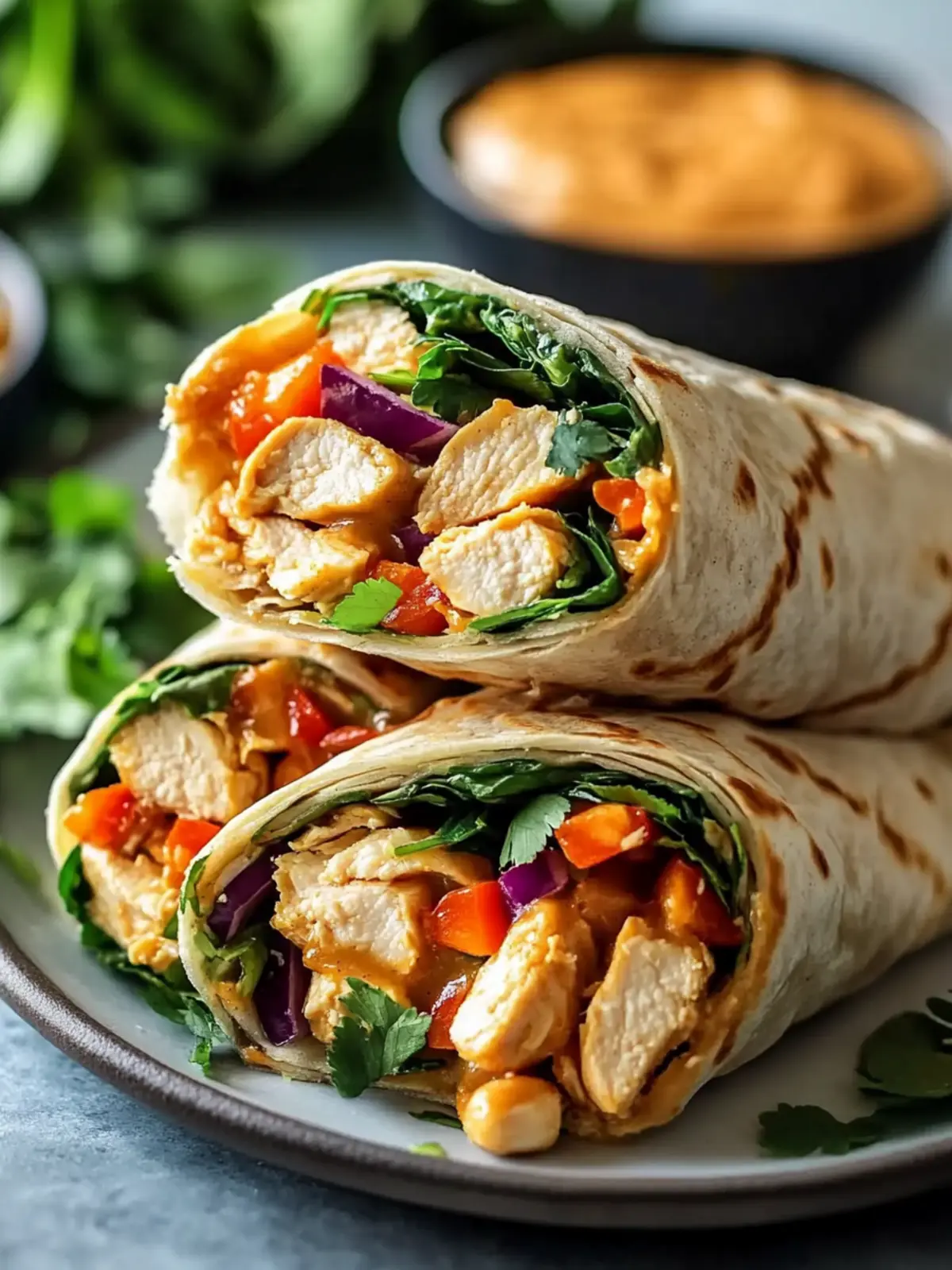 Thai Peanut Chicken Wraps: A Delicious, Easy Recipe!