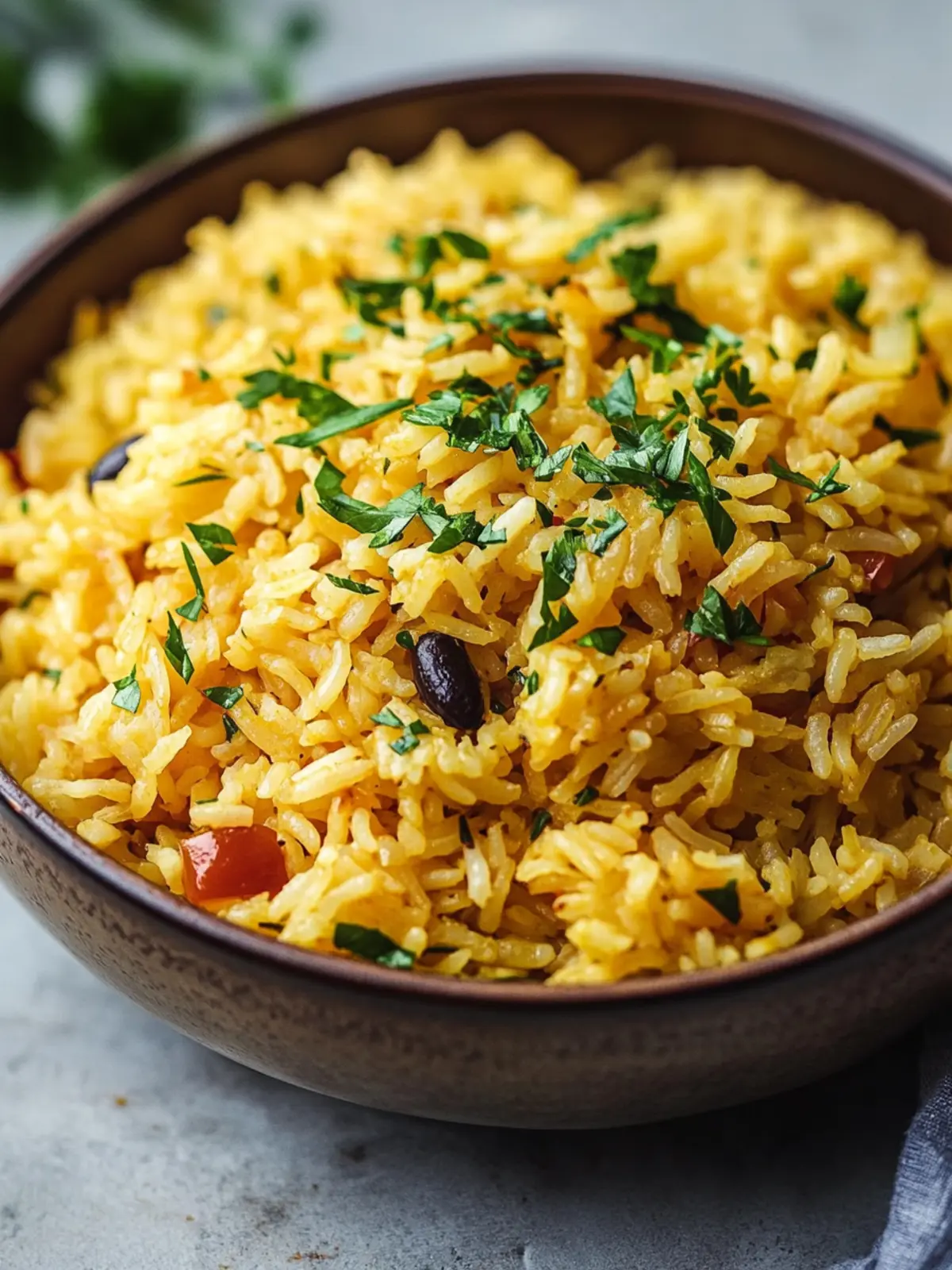 One-Pot Fluffy Mediterranean Rice