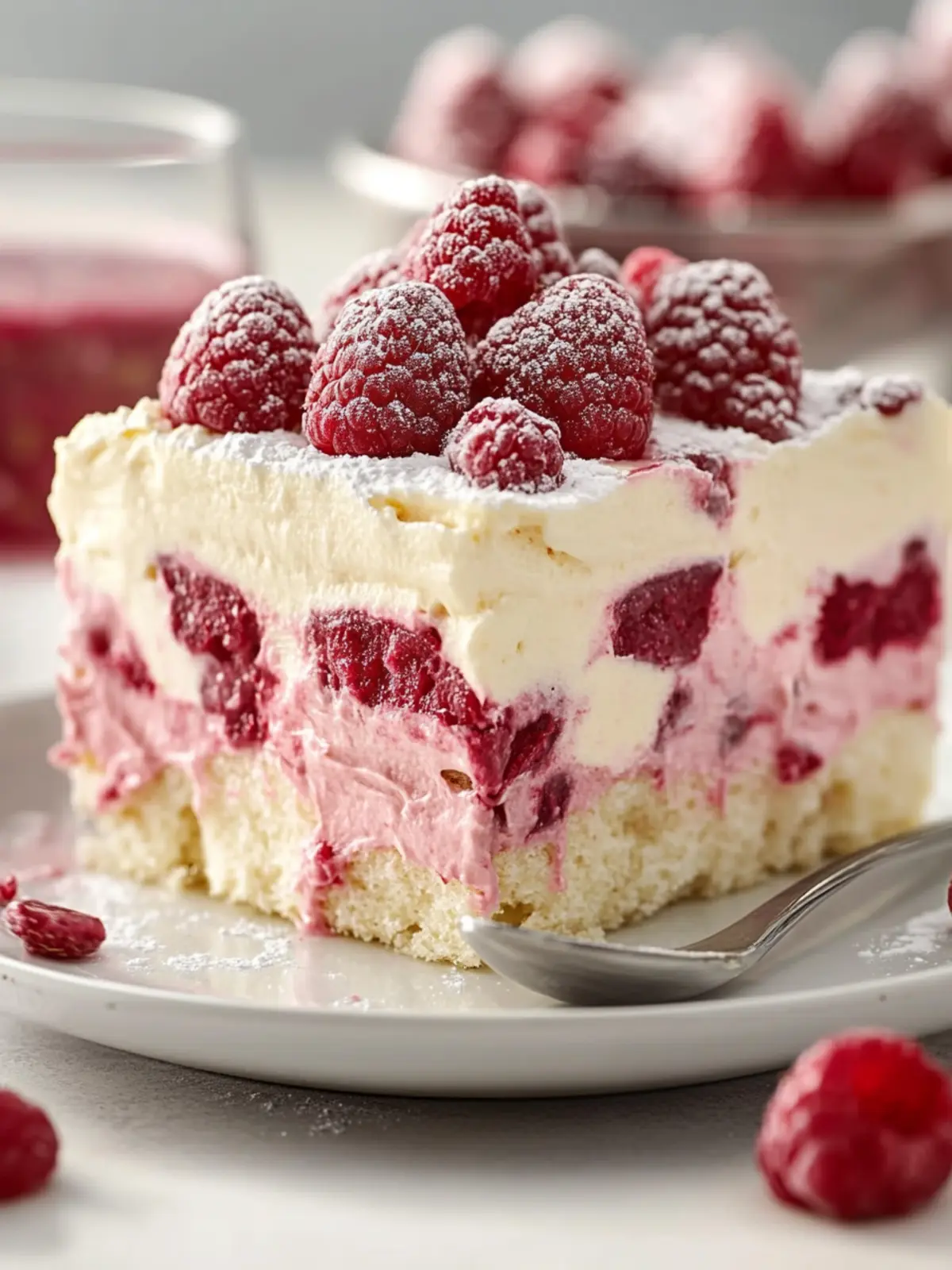 White Chocolate Raspberry Tiramisu: 7 Amazing Creamy Layers