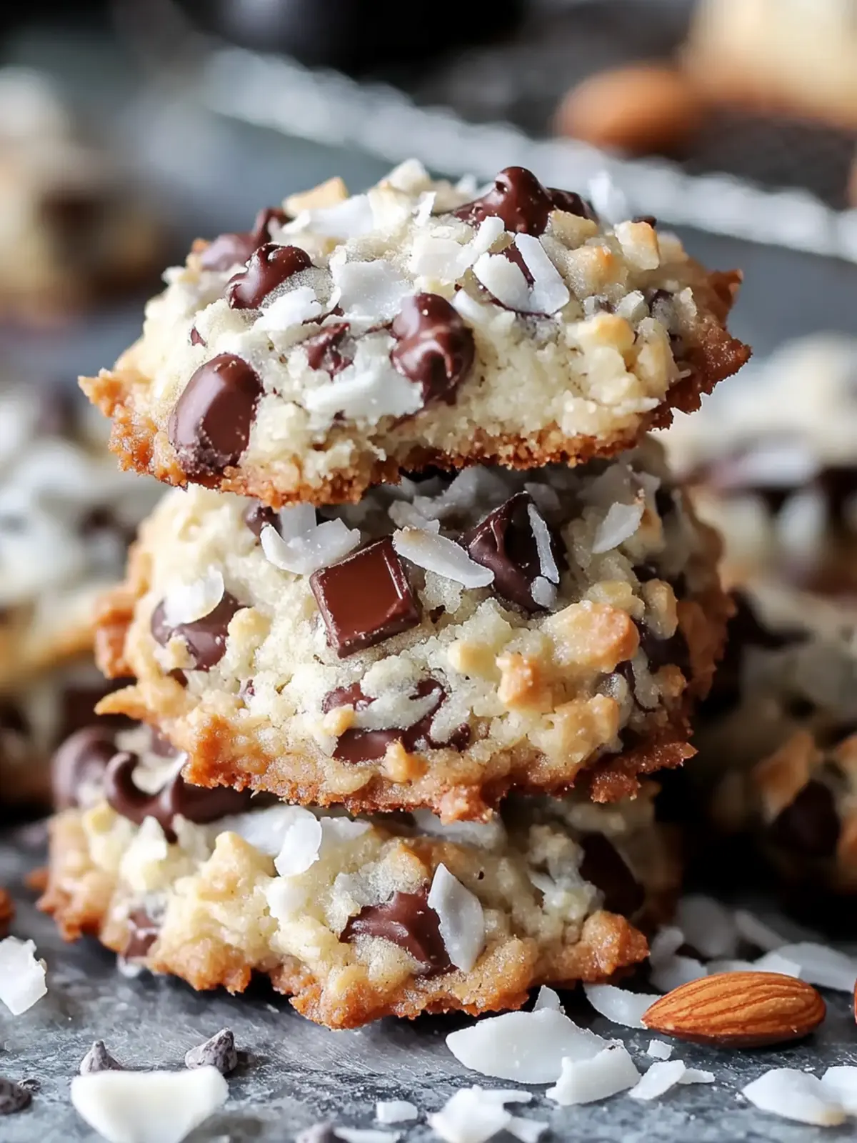Almond Joy Cookies - Easy Chocolate Coconut Treat