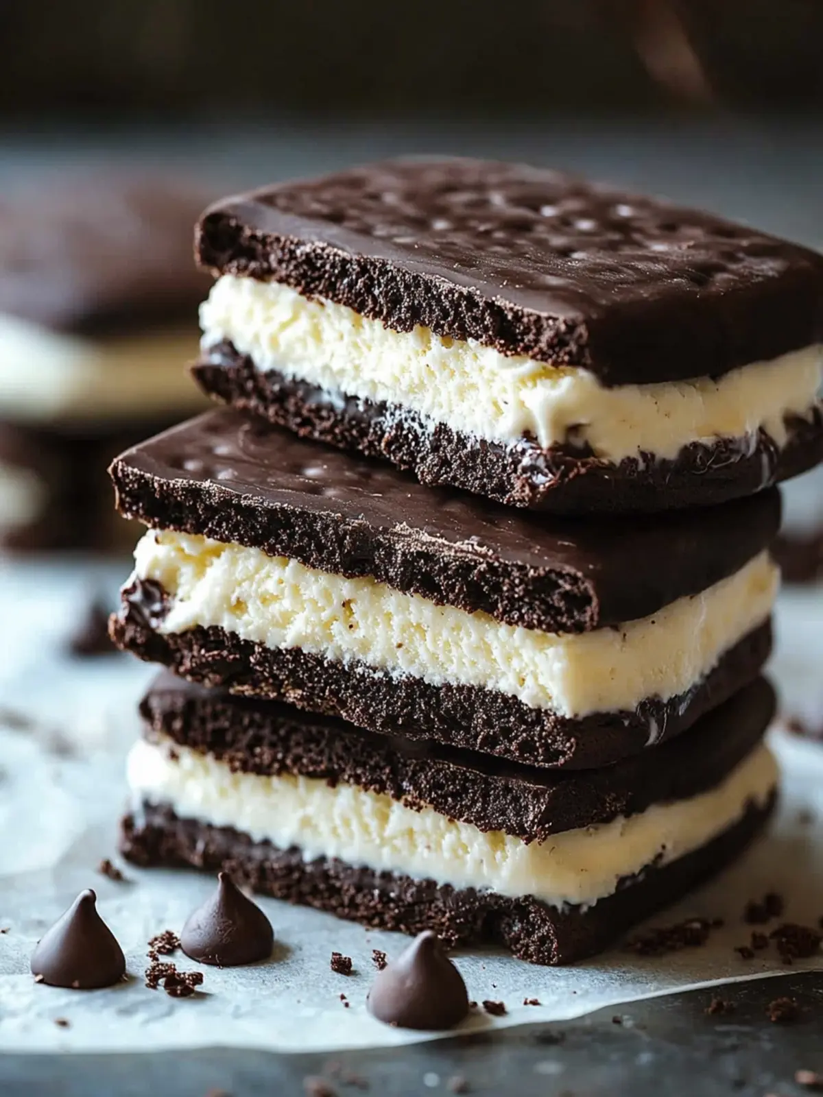 Chocolate Ice Cream Sandwiches