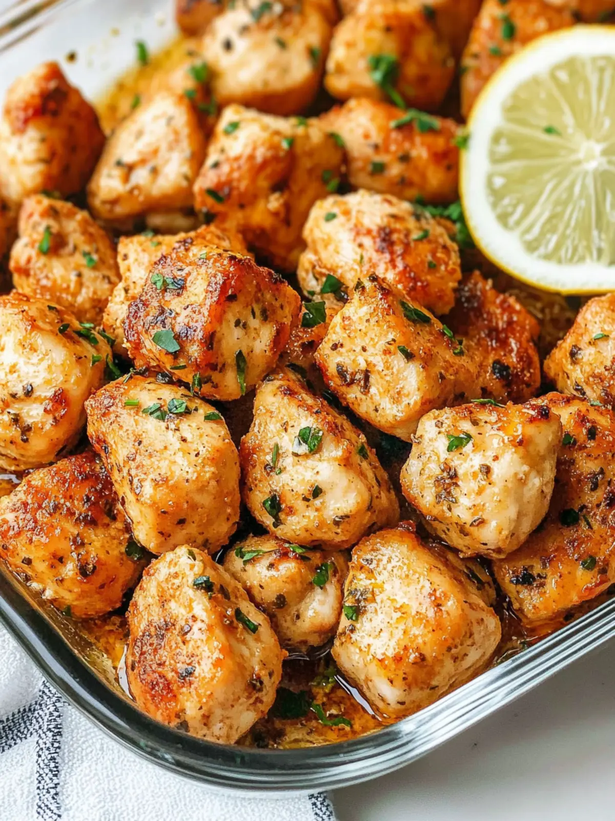 Easy Oven Baked Chicken Bites