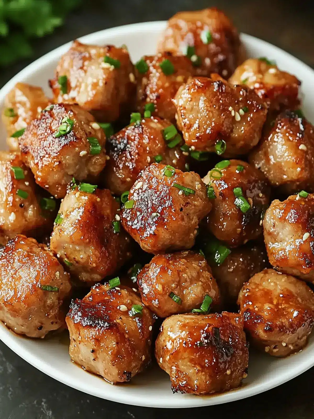 Irresistibly Savory Garlic Pork Bites: Easy Flavor Explosion!