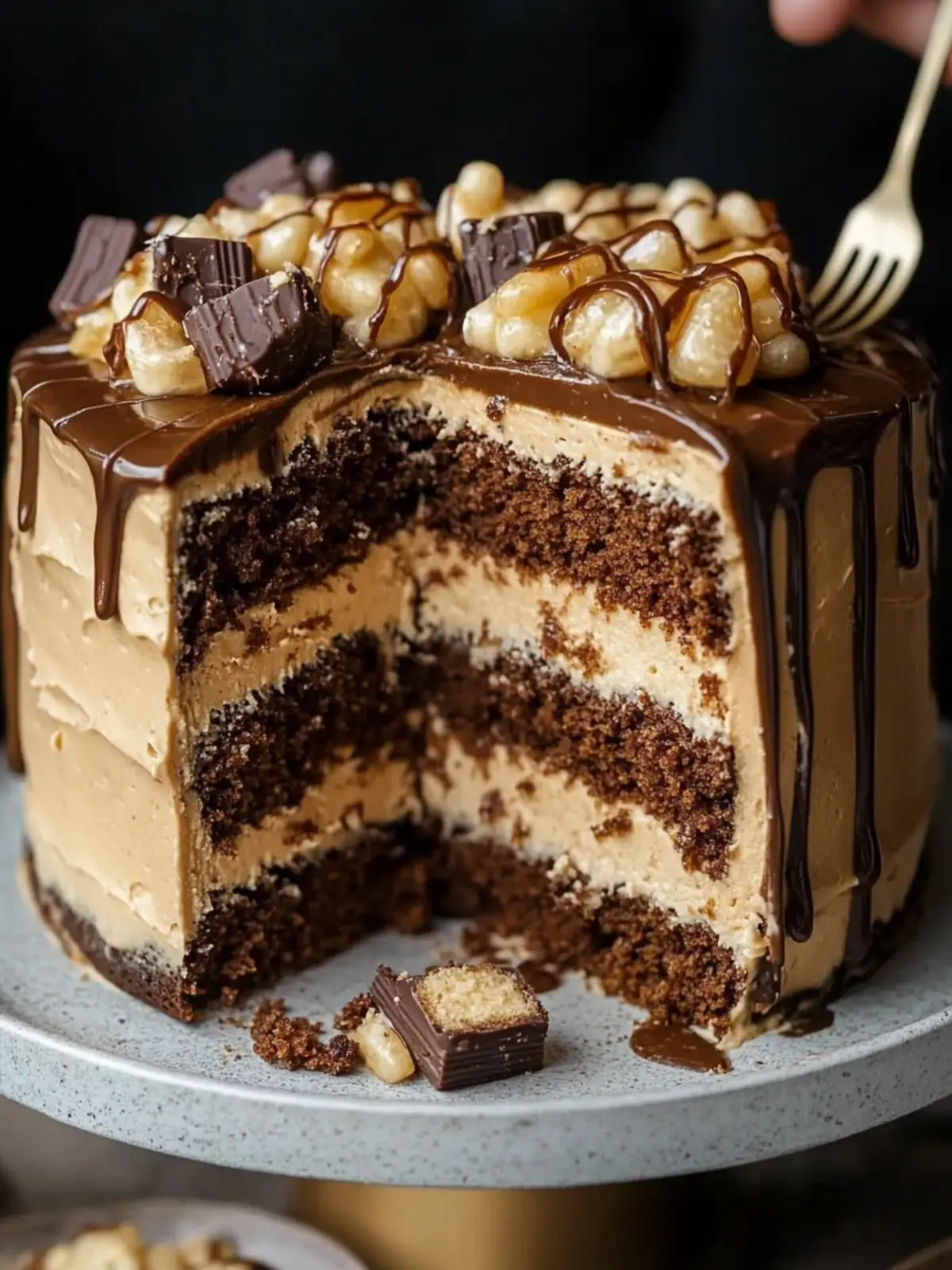 Old-Fashioned Decadence: Make the Best Snickers Cake from Scratch 4 Old-Fashioned Decadence: The Best Homemade Snickers Cake from Scratch