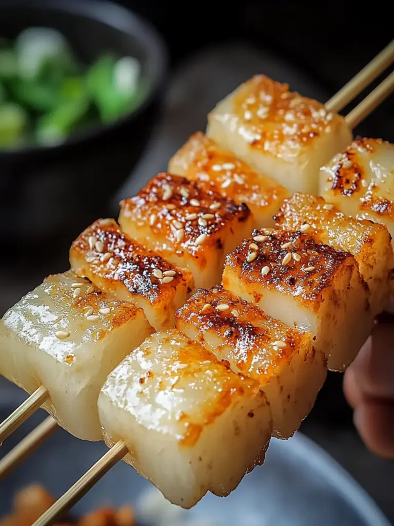Tteokkochi (Korean Rice Cake Skewers)
