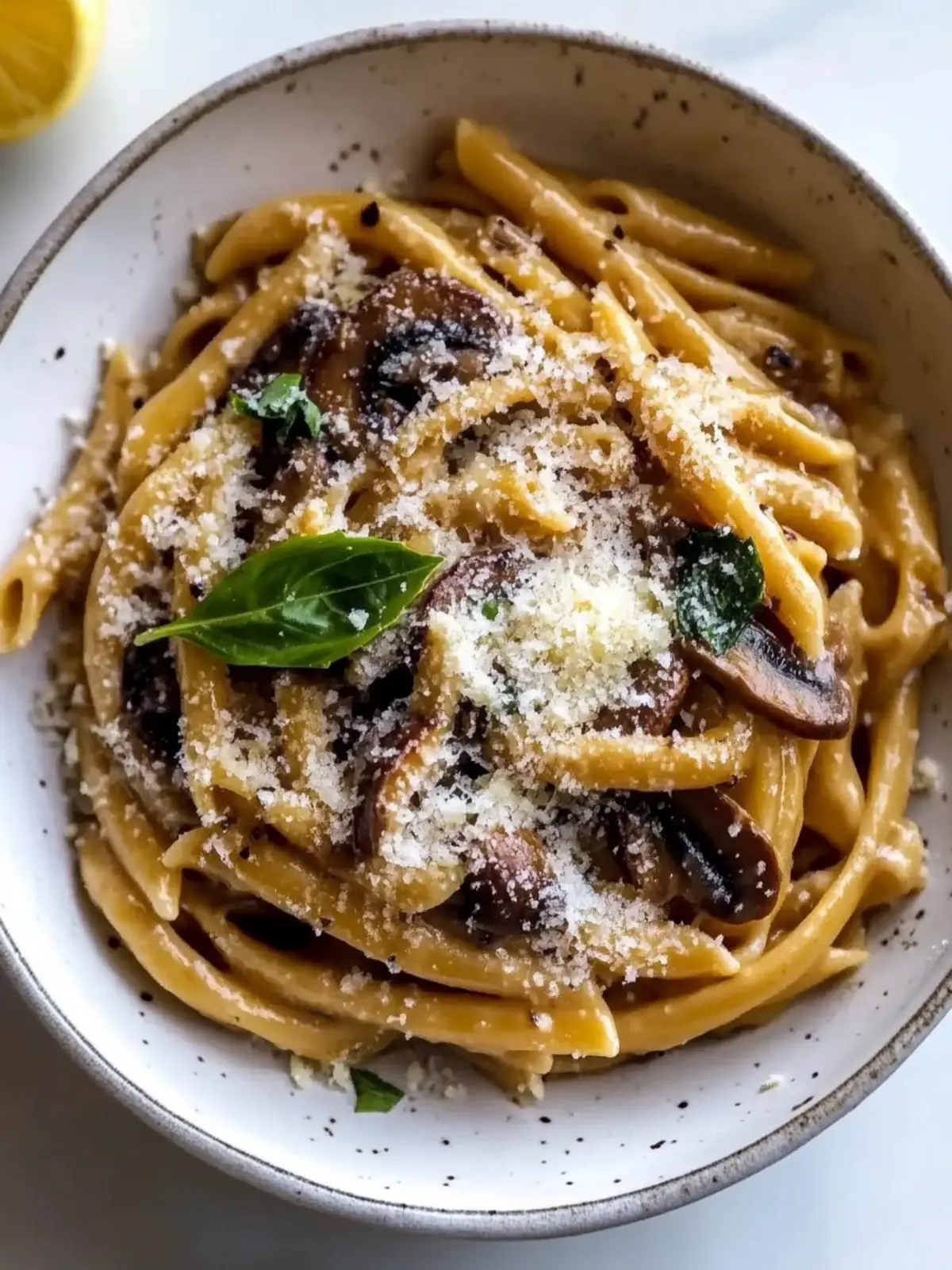 Creamy Balsamic Mushroom Pasta for Cozy Nights In 2 Creamy Balsamic Mushroom Pasta