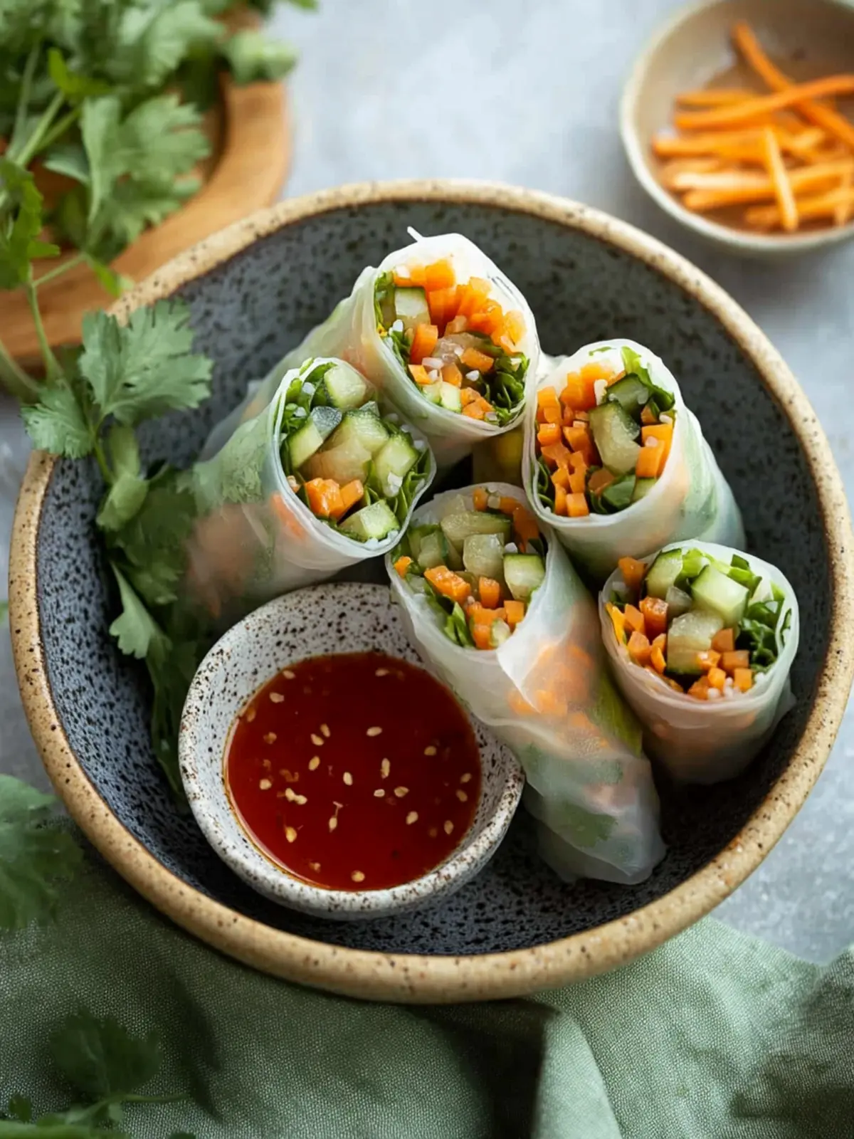 Delicious Veggie Spring Rolls: A Homemade Crunch You’ll Love 5 Veggie Spring Rolls