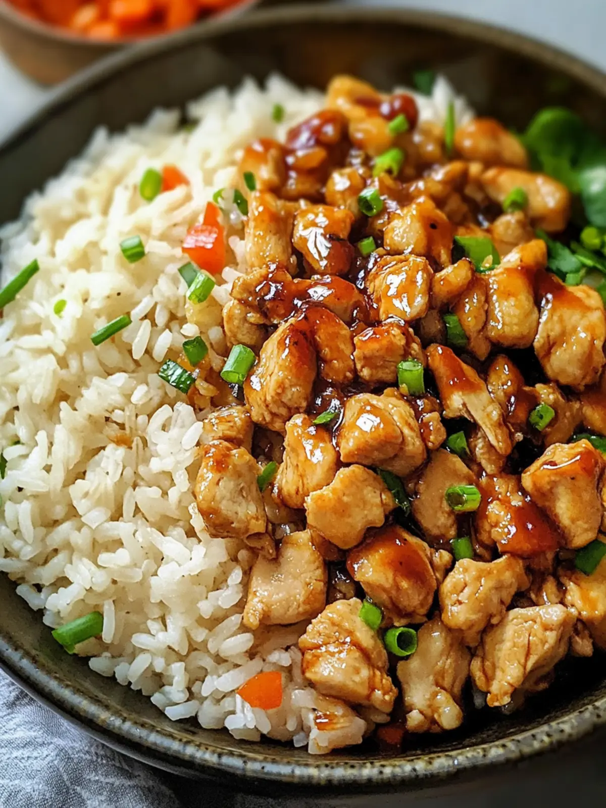 Honey BBQ Chicken Rice
