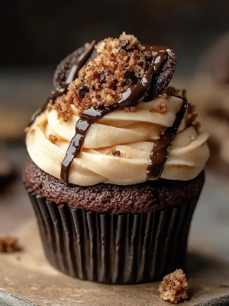 Mocha Cookie Crumble Cupcake: Indulge in a Decadent Delight