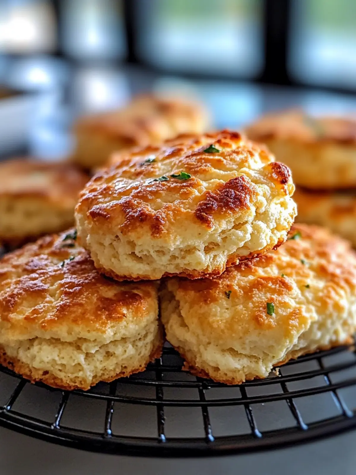 High-Protein Breakfast Biscuits (Easy 3-Ingredient Greek Yogurt Biscuits)