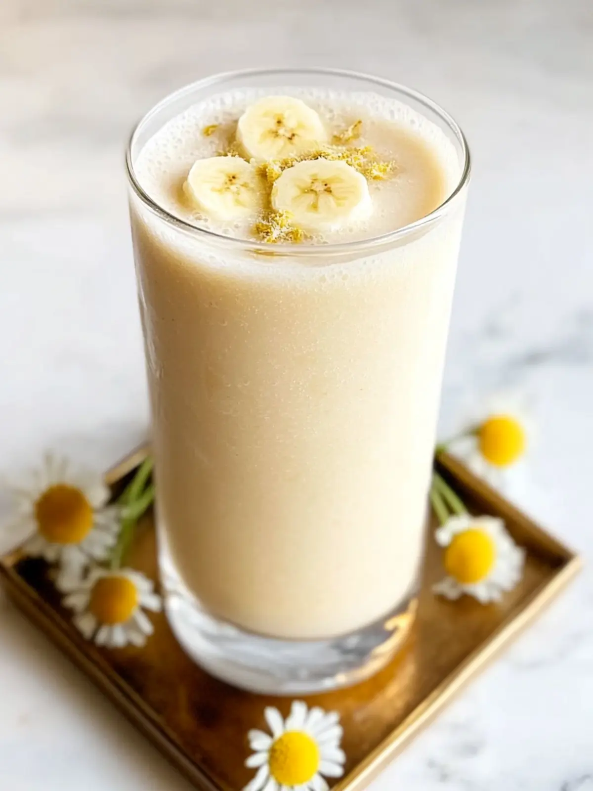 Banana Chamomile Tea Smoothie – Your Refreshing Calm Oasis 4 Banana Chamomile Tea Smoothie – A Tranquil Treat!
