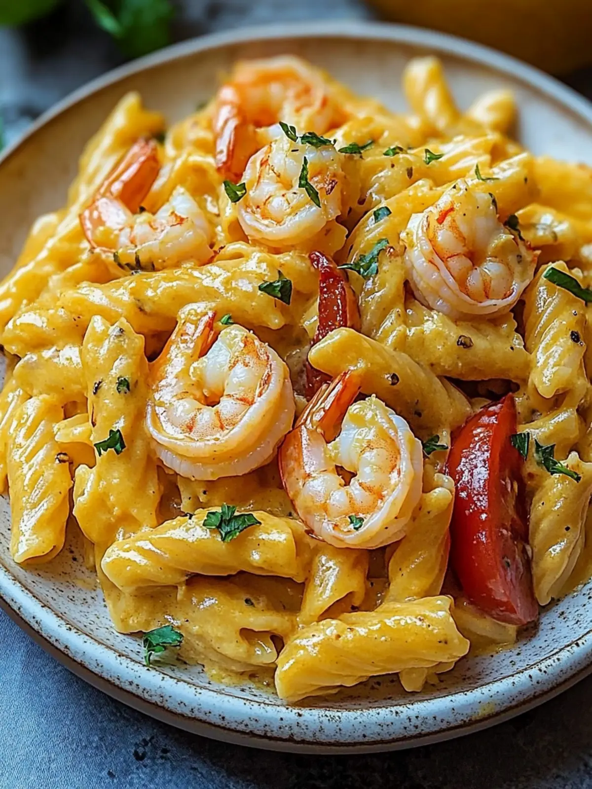 Creamy Jamaican Shrimp Rasta Pasta: A Flavorful Escape Today 4 Creamy Jamaican Shrimp Rasta Pasta