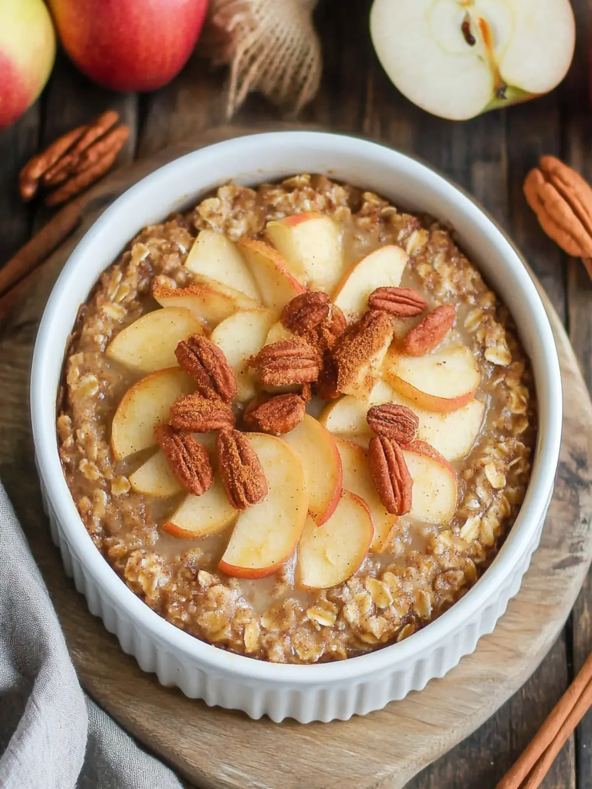 Delicious Apple Baked Oats for a Cozy Vegan Breakfast 2 Apple Baked Oats
