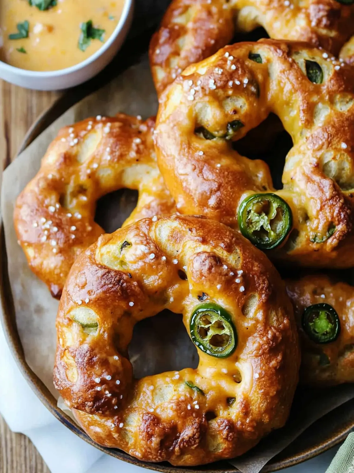 Cheddar Jalapeño Soft Pretzels: Your New Favorite Snack 4 Cheddar Jalapeño Soft Pretzels