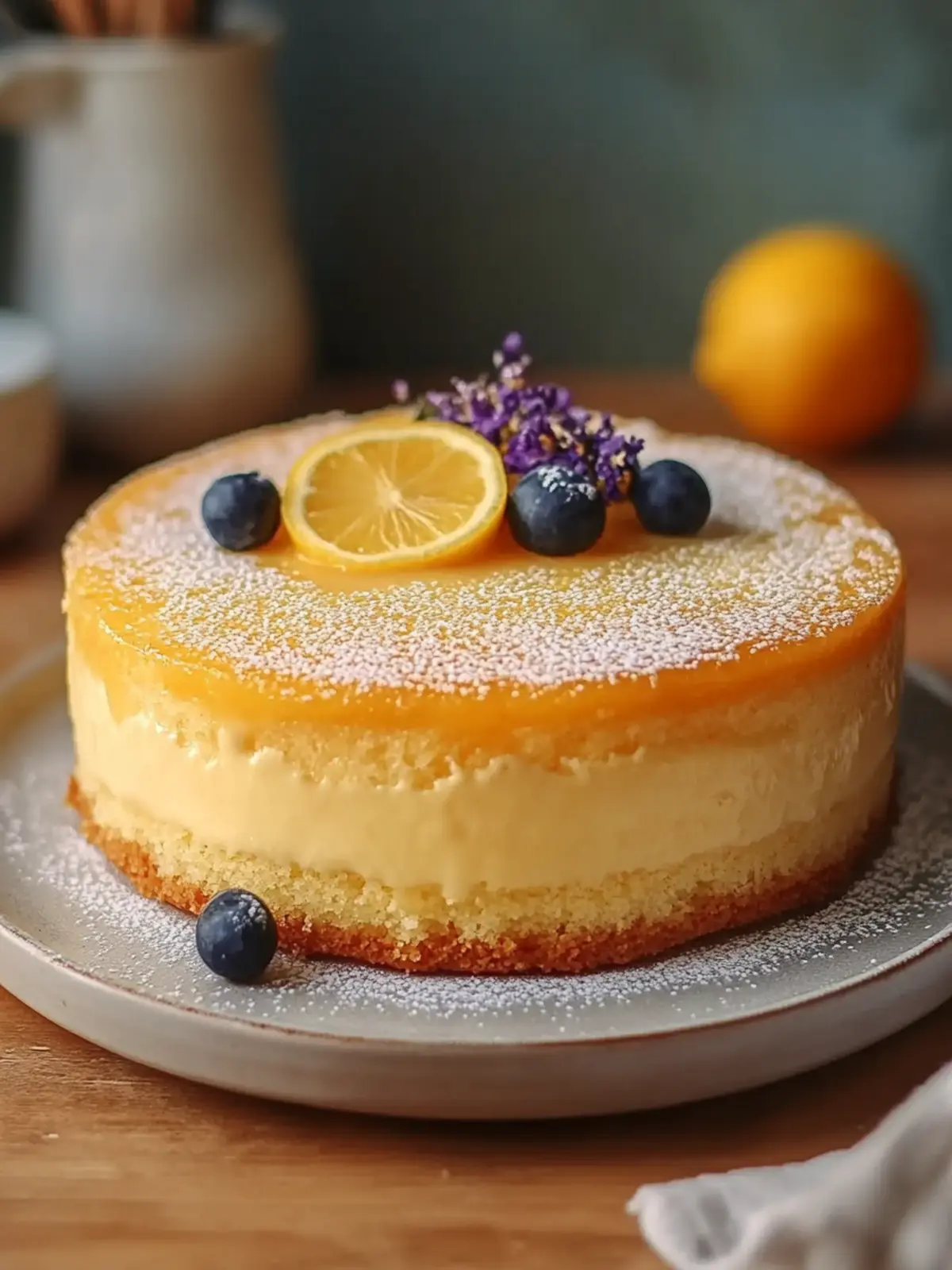 Lemon Custard Cake: Your Easy Homely Citrus Delight 3 Lemon Custard Cake: Simple Homely Citrus Dessert