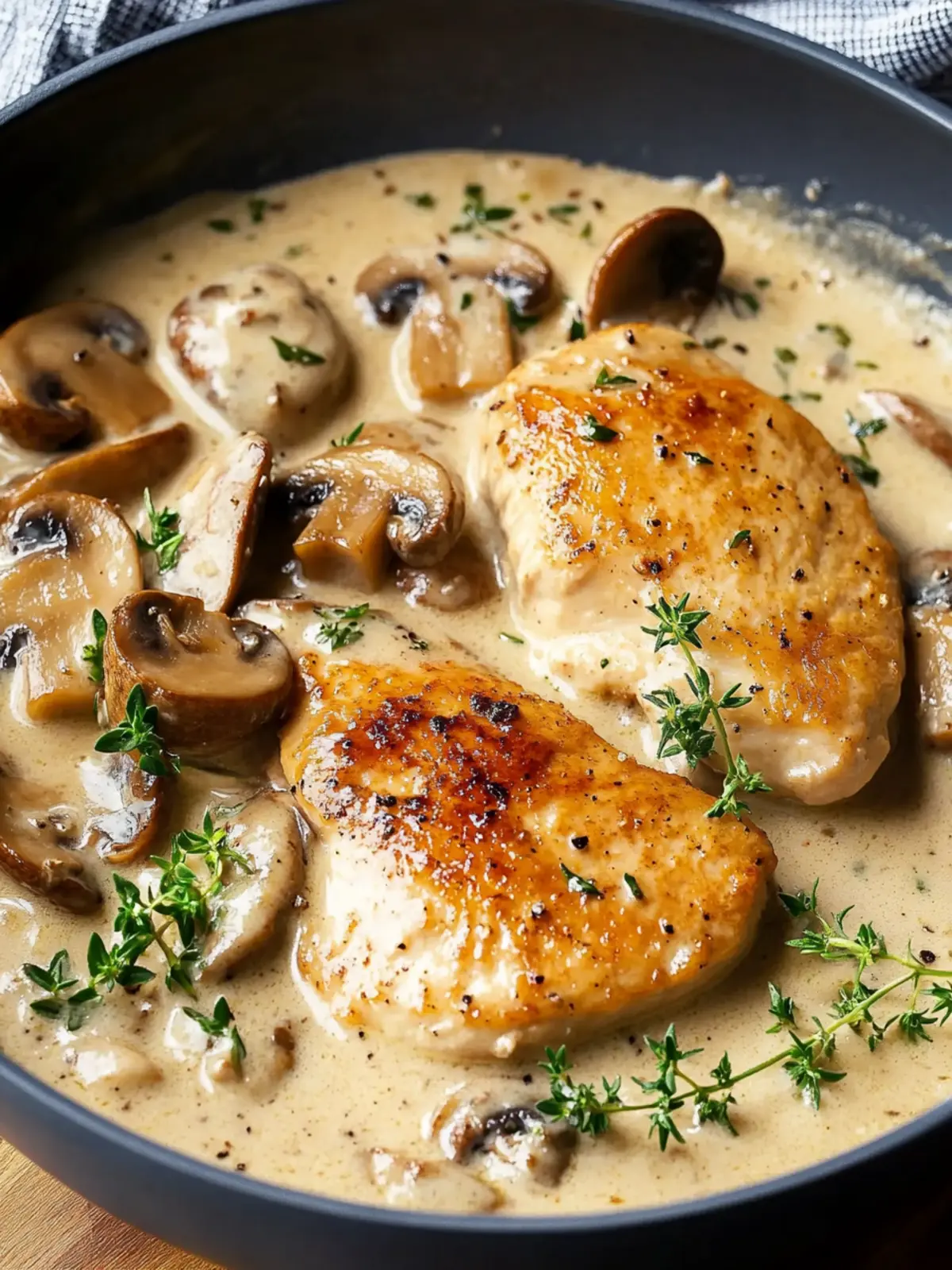 Savory Chicken with Garlic Mushroom Sauce in Just 30 Minutes 5 hicken with Garlic Mushroom Sauce