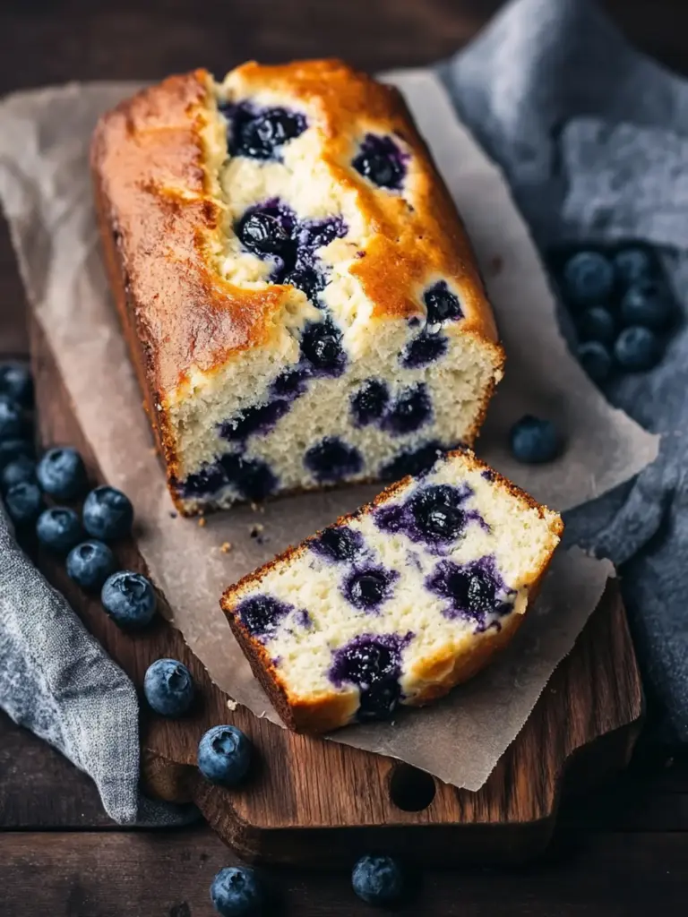 Blueberry Cream Cheese Bread