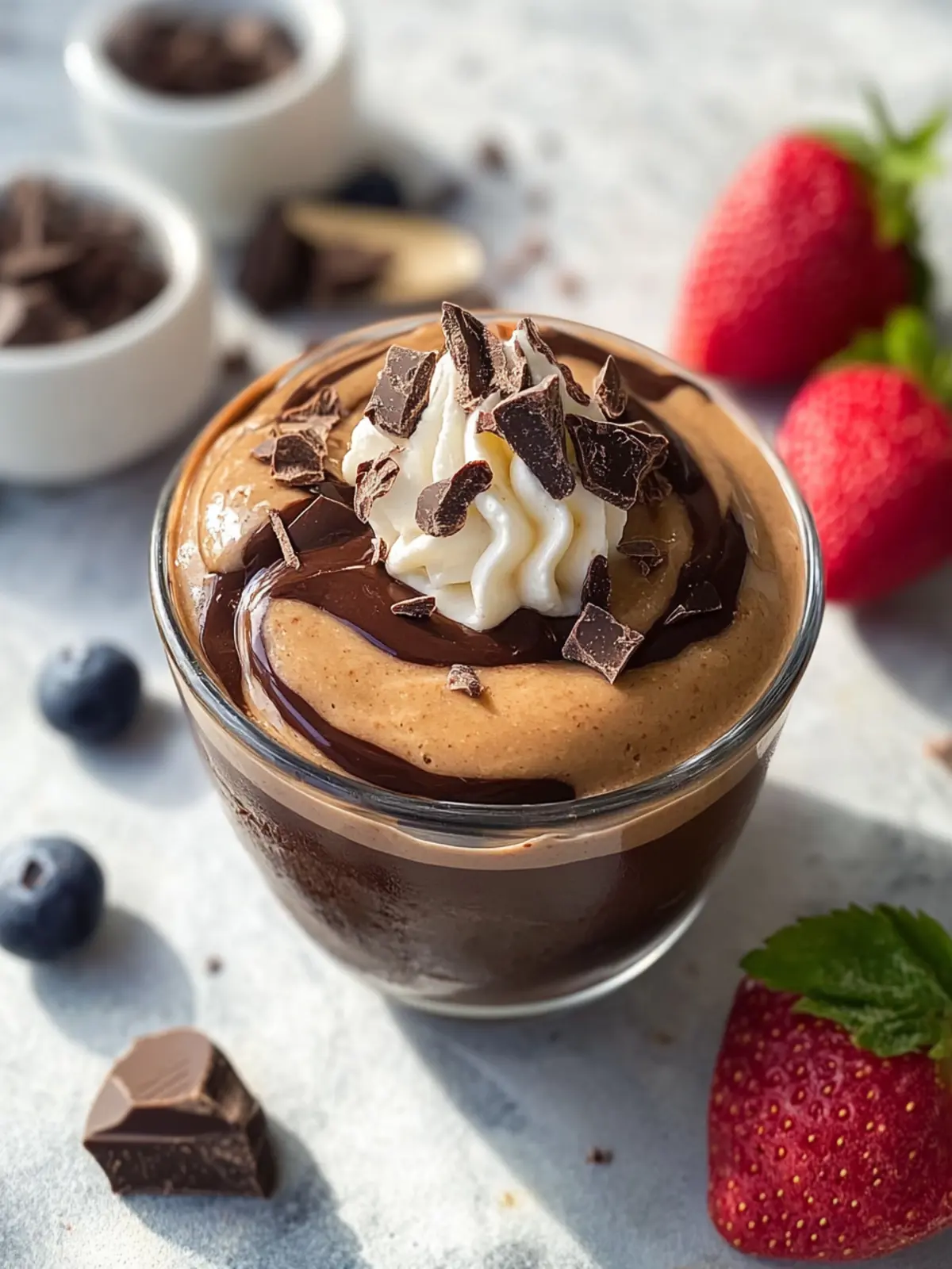 Chocolate Blended Overnight Oats