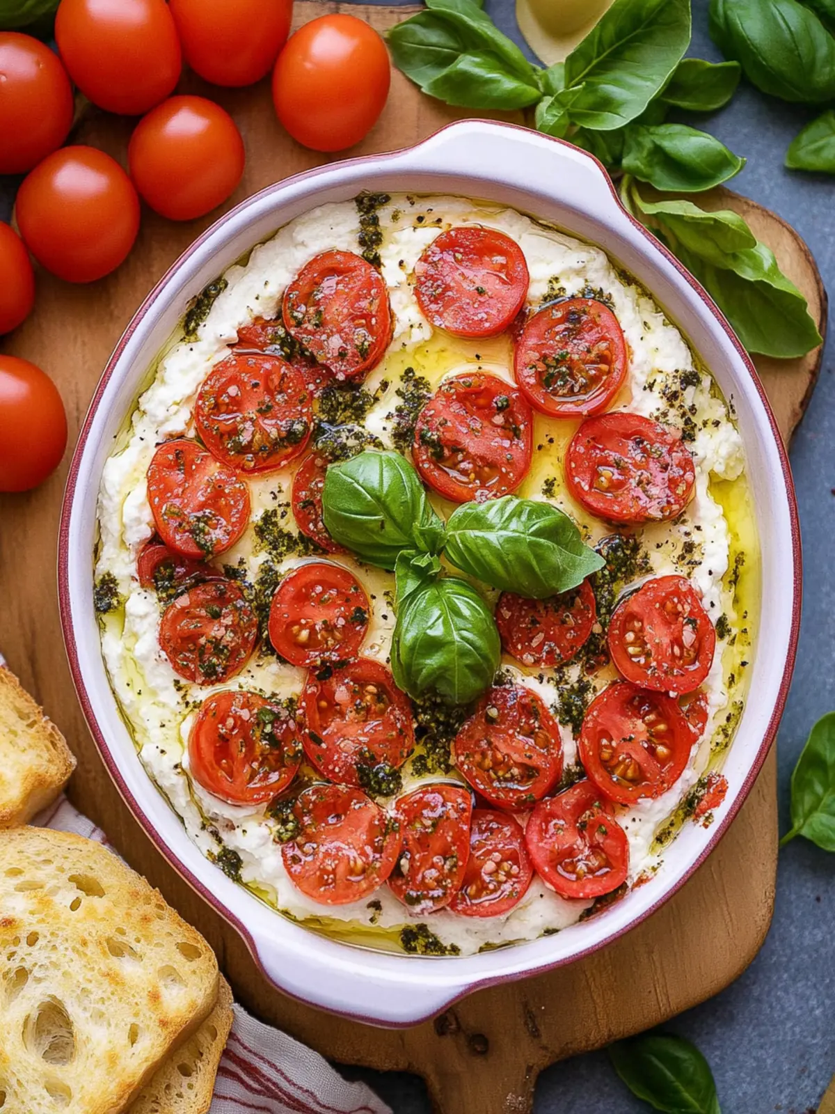 Easy Caprese Dip