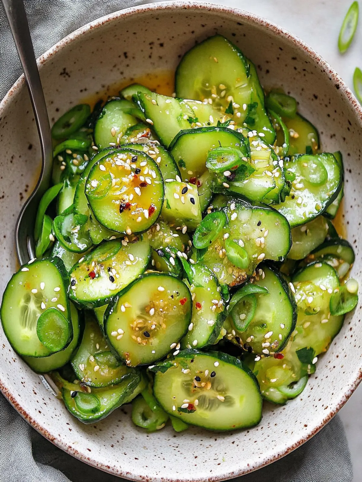 Smashed Cucumber Salad with Miso Dressing – Crunchy & Refreshing 2 Smashed Cucumber Salad with Miso Dressing