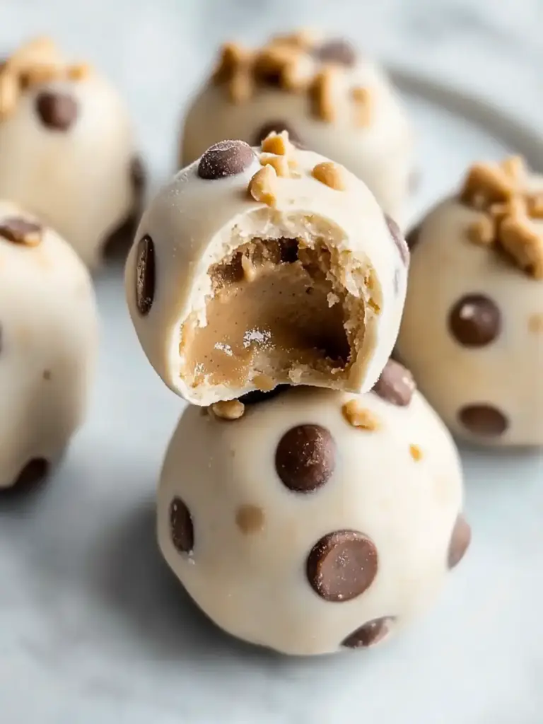 Frozen Greek Yogurt Peanut Butter Bites