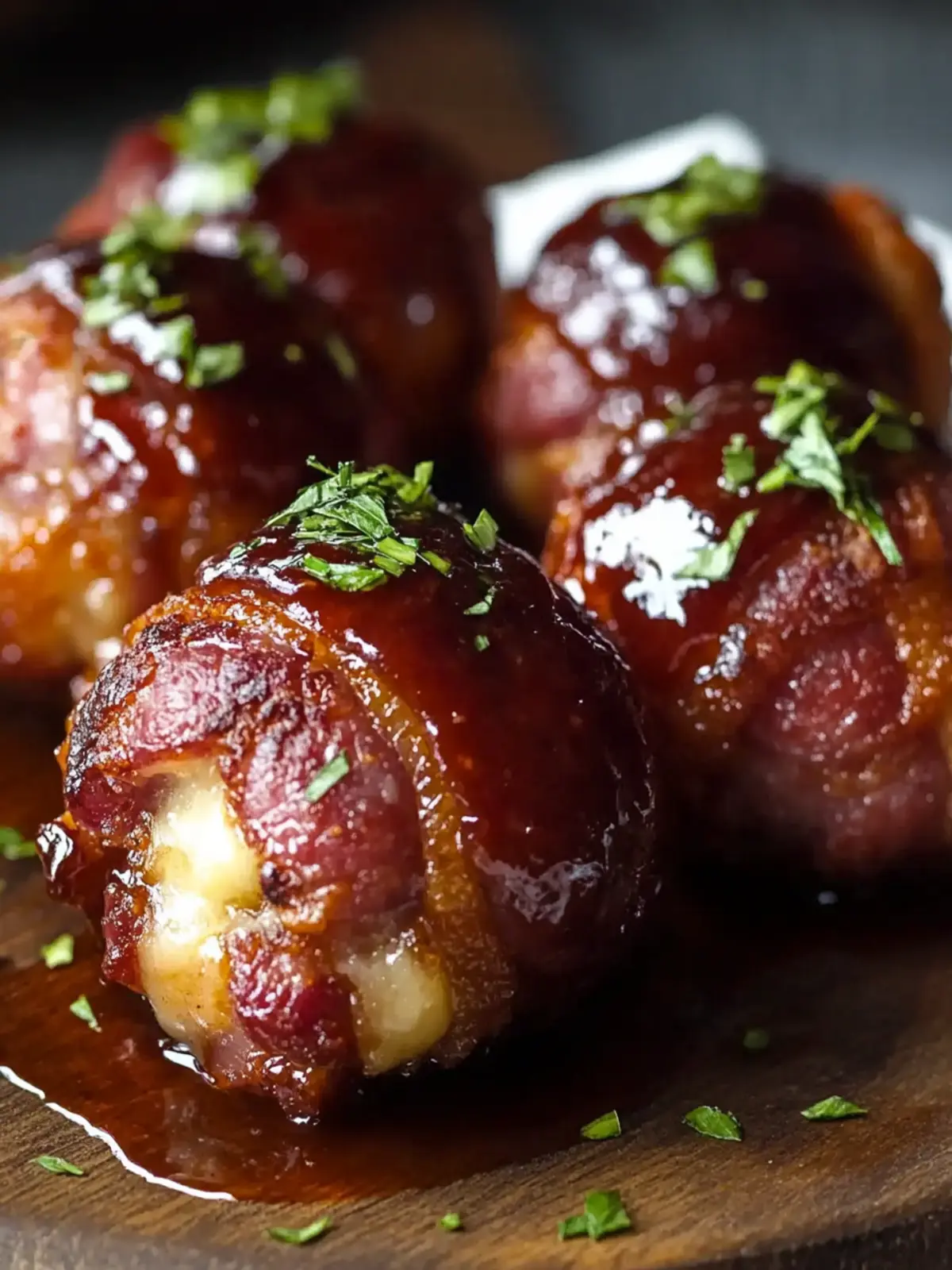 Cheddar-Stuffed BBQ Bacon Bombs: Ultimate Flavor Explosion 4 Cheddar-Stuffed BBQ Bacon Bombs
