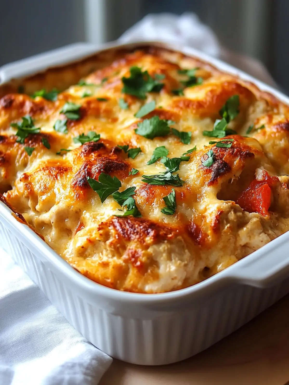 The Best Million Dollar Chicken Casserole