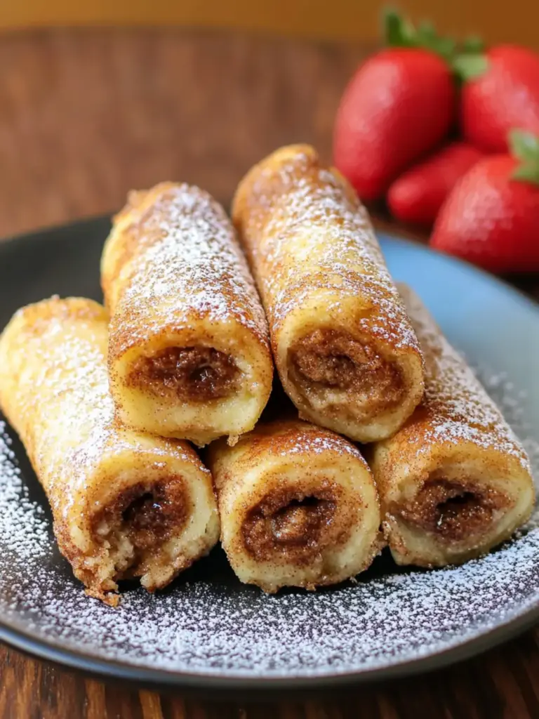 Cinnamon French Toast Roll Ups