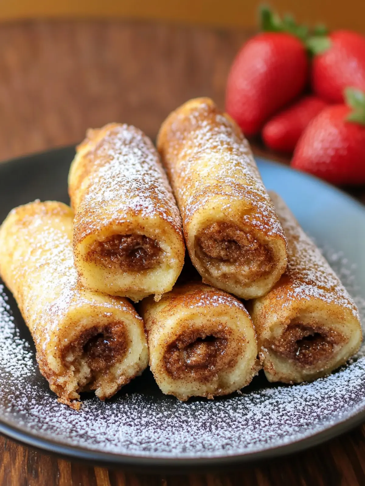 Cinnamon French Toast Roll Ups