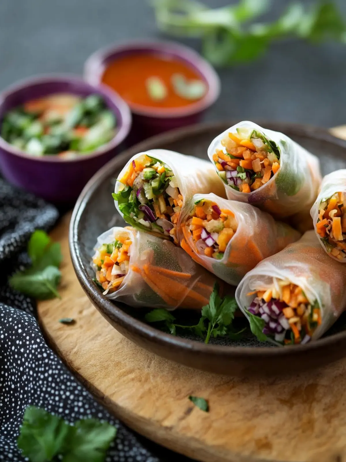 Delicious Veggie Spring Rolls: A Homemade Crunch You’ll Love 3 Veggie Spring Rolls