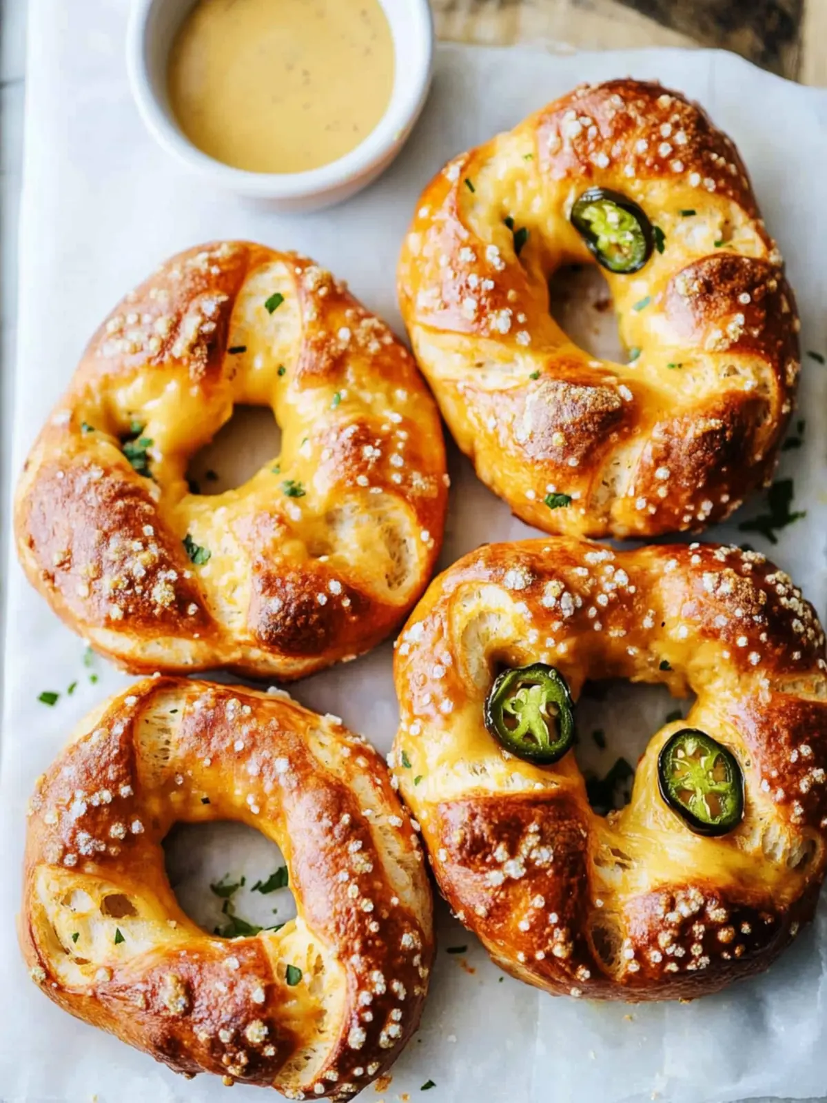 Cheddar Jalapeño Soft Pretzels: Your New Favorite Snack 2 Cheddar Jalapeño Soft Pretzels