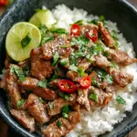 Zesty Ginger Lime Pork with Creamy Coconut Rice for Easy Dinners