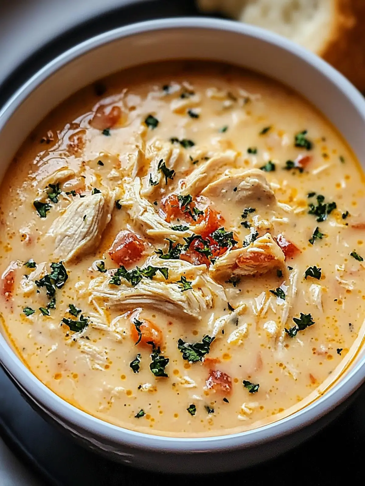 Crock Pot Creamy Chicken Parmesan Soup for Cozy Nights 2 Crock Pot Creamy Chicken Parmesan Soup