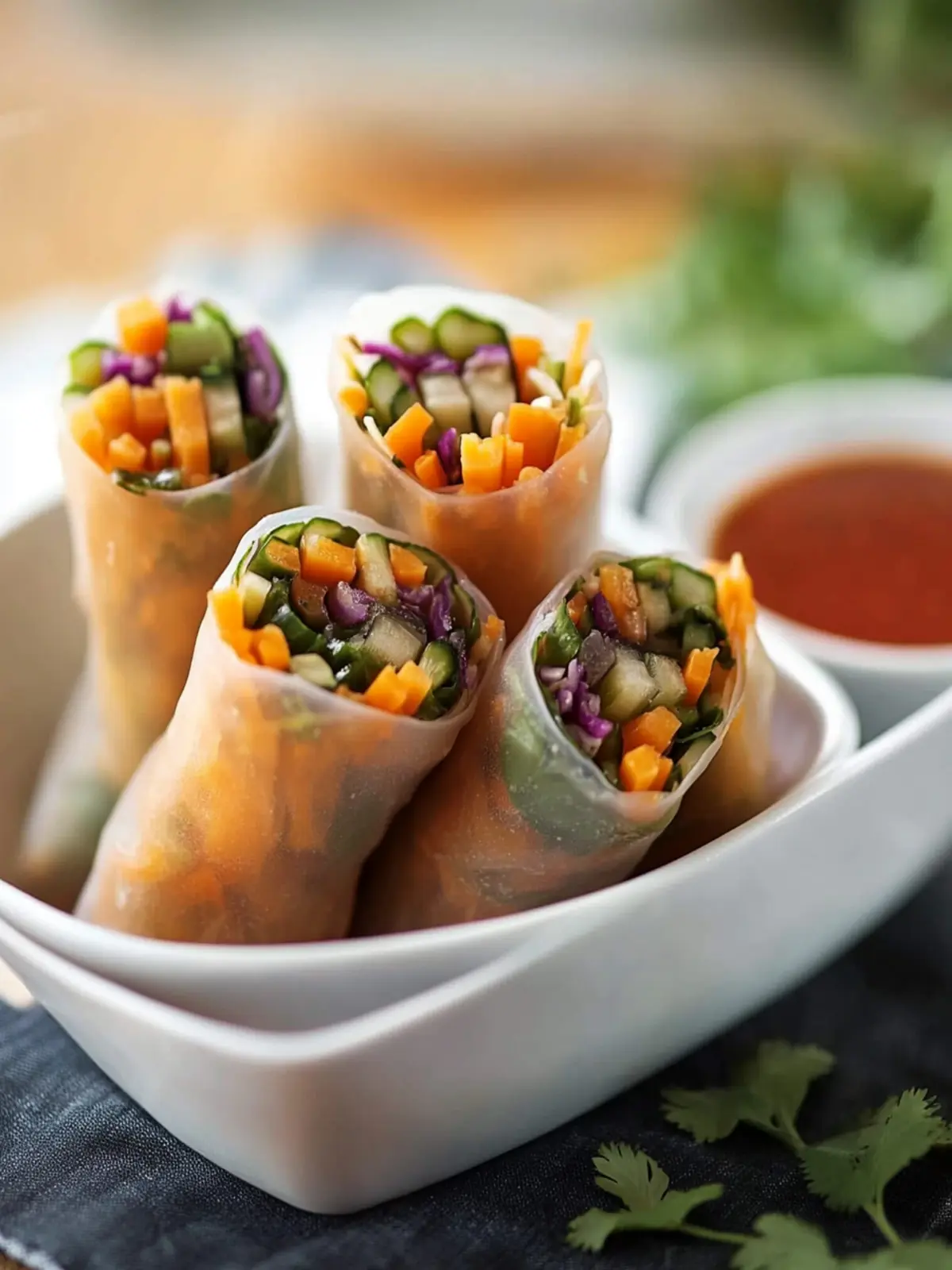 Delicious Veggie Spring Rolls: A Homemade Crunch You’ll Love 4 Veggie Spring Rolls