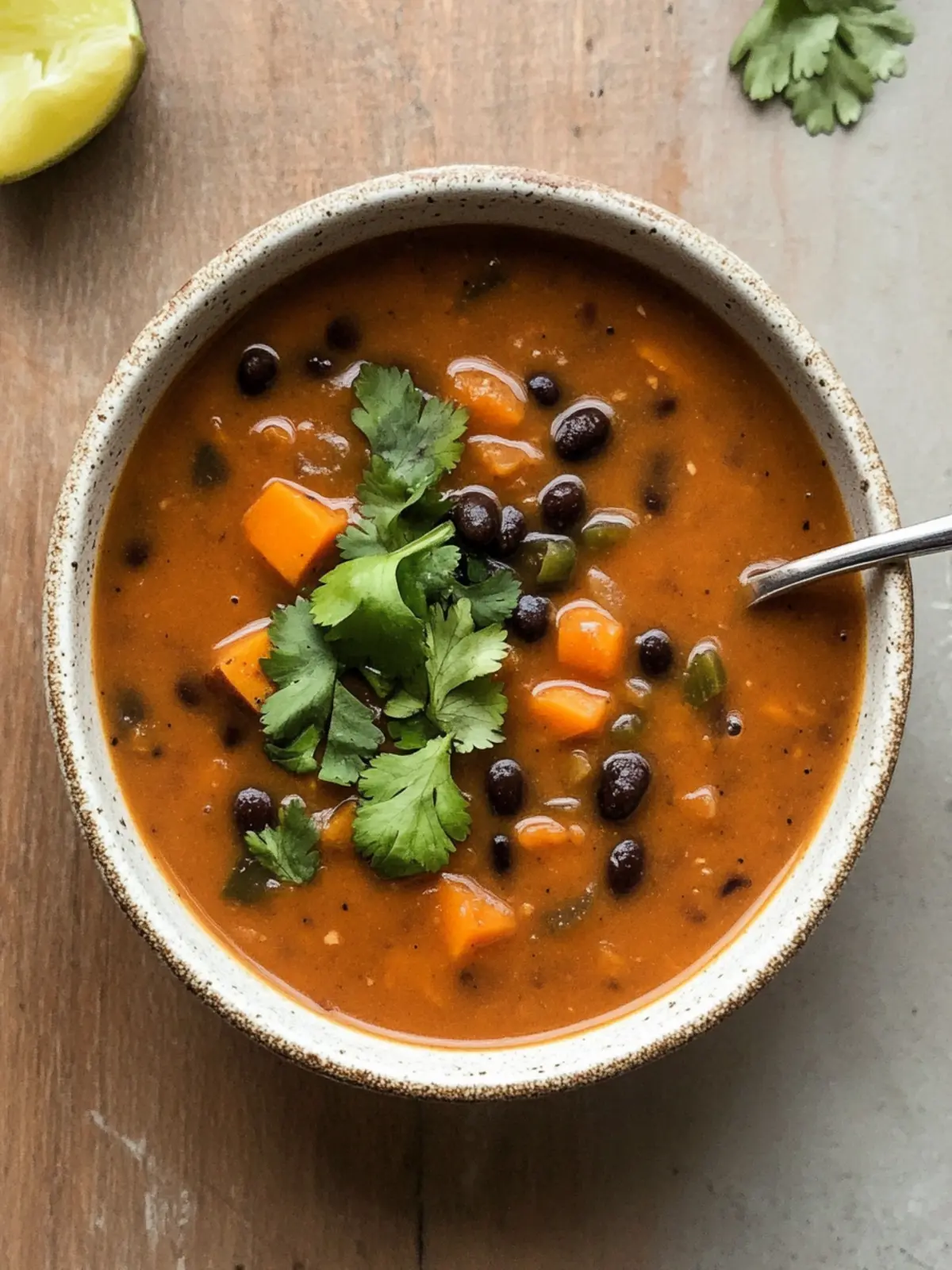 Savor the Flavor: Chipotle Black Bean & Sweet Potato Soup 4 Chipotle Black Bean & Sweet Potato Soup