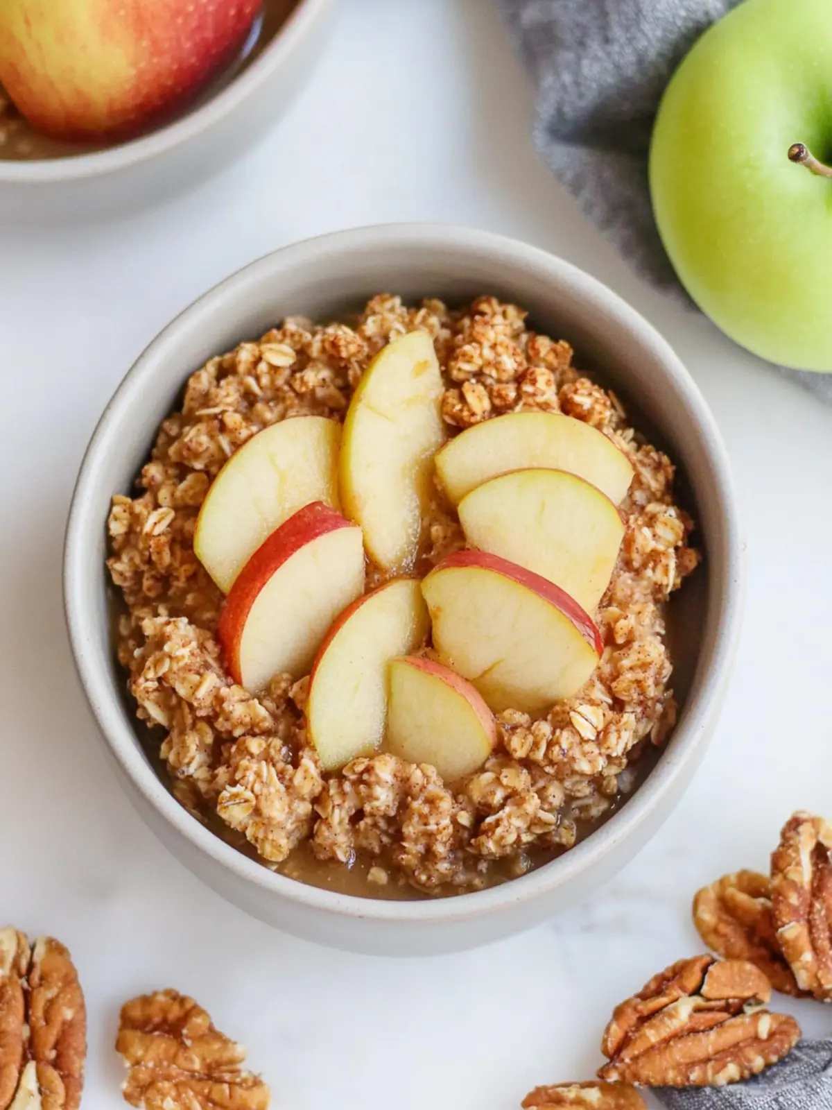 Delicious Apple Baked Oats for a Cozy Vegan Breakfast 3 Apple Baked Oats