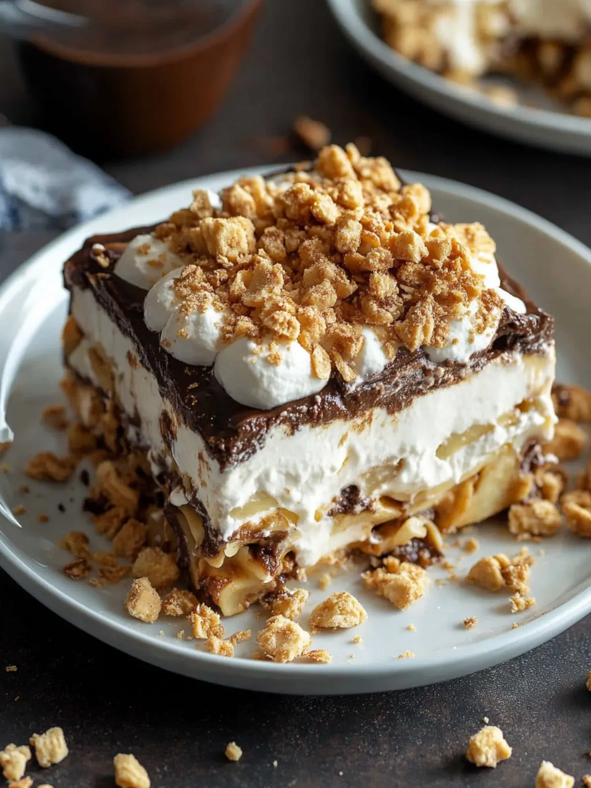 Magnificent Peanut Butter Crunch Lasagna Flavor Explosion