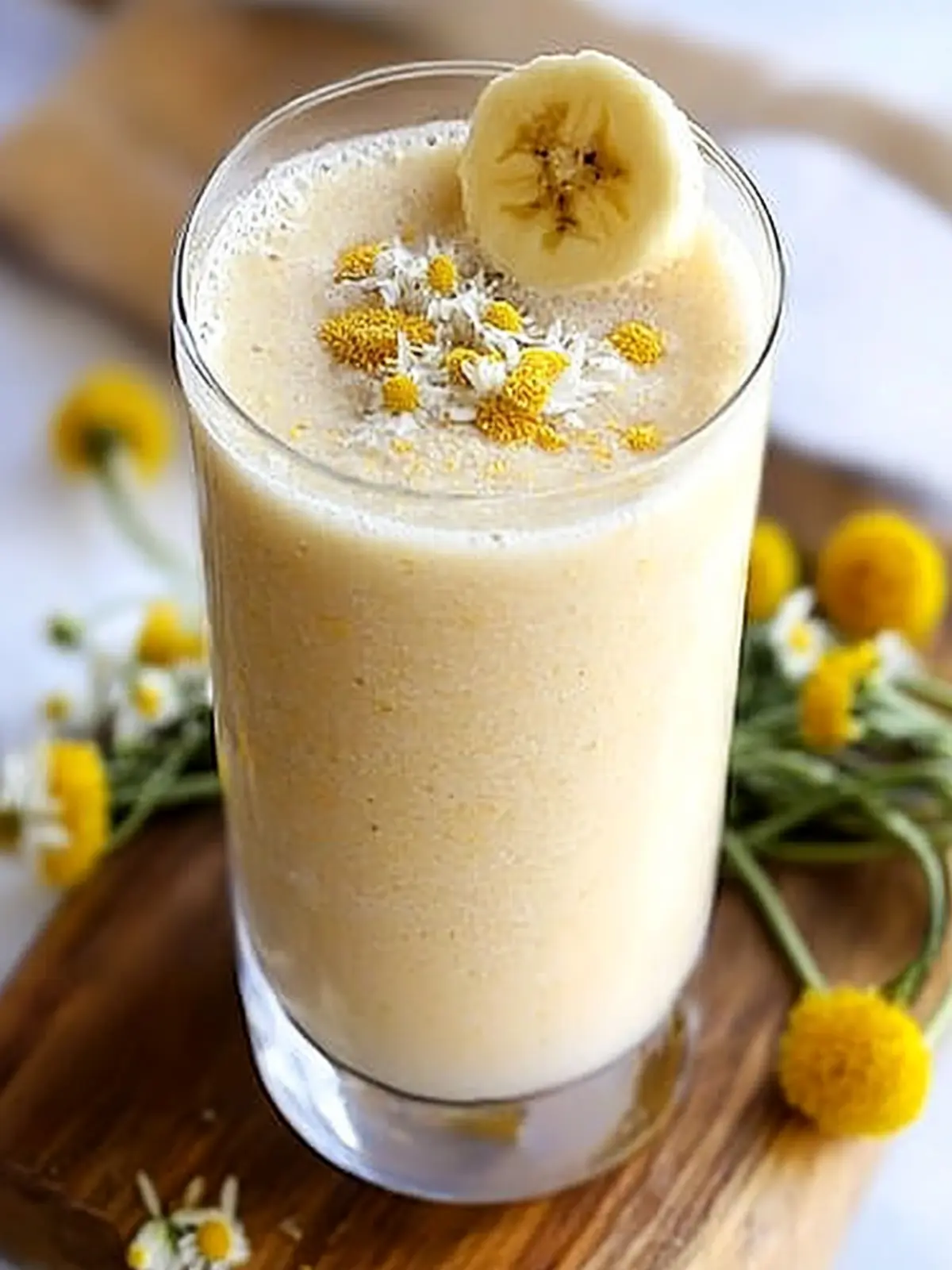 Banana Chamomile Tea Smoothie – Your Refreshing Calm Oasis 2 Banana Chamomile Tea Smoothie – A Tranquil Treat!