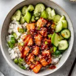 Honey Sriracha Salmon Bowls