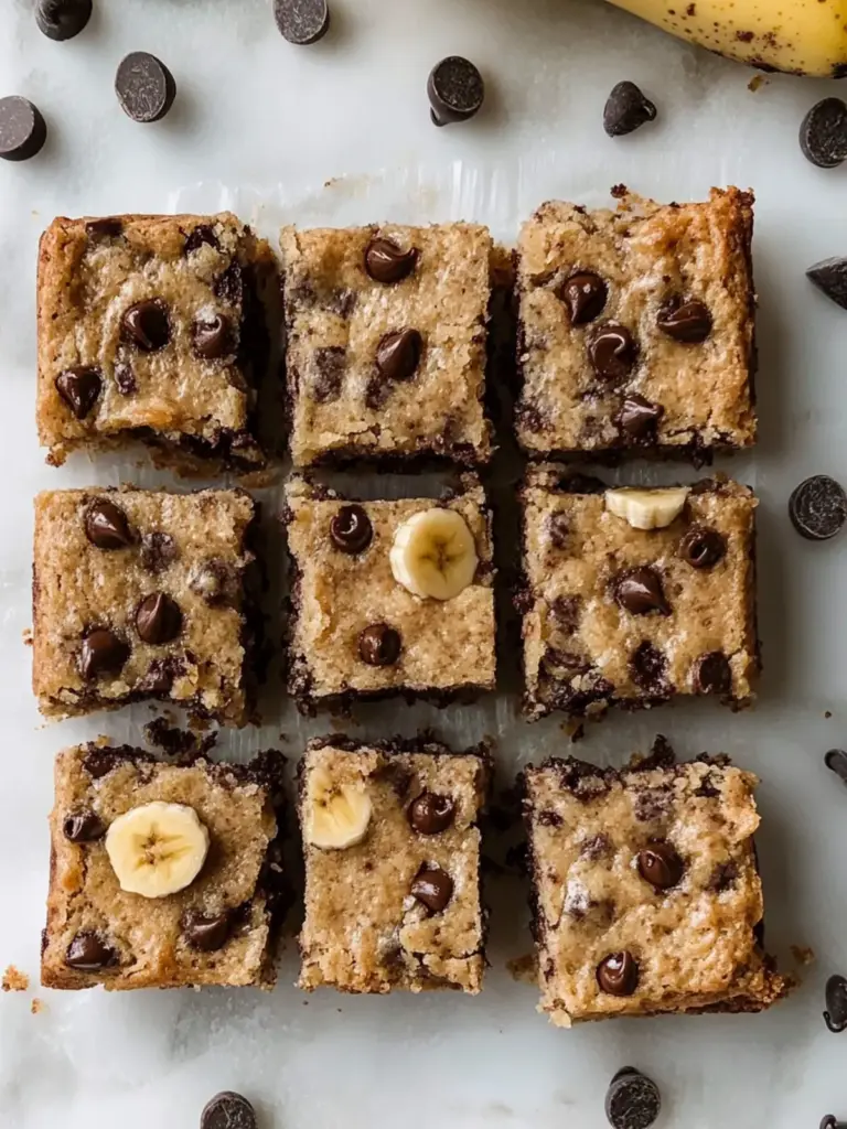 Chocolate Chip Banana Bars