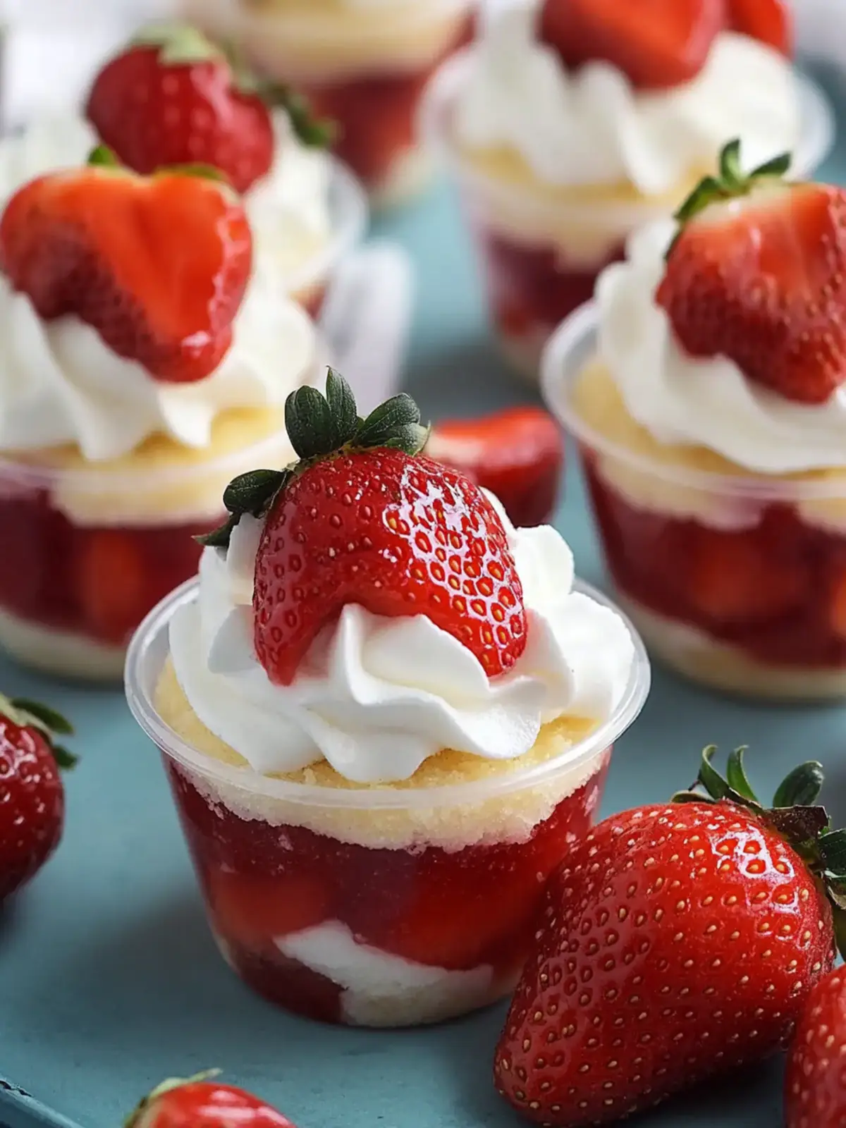 Indulgent Strawberry Shortcake Dessert Cups You’ll Adore 5 Indulgent Strawberry Shortcake Dessert Cups: A Sweet Delight