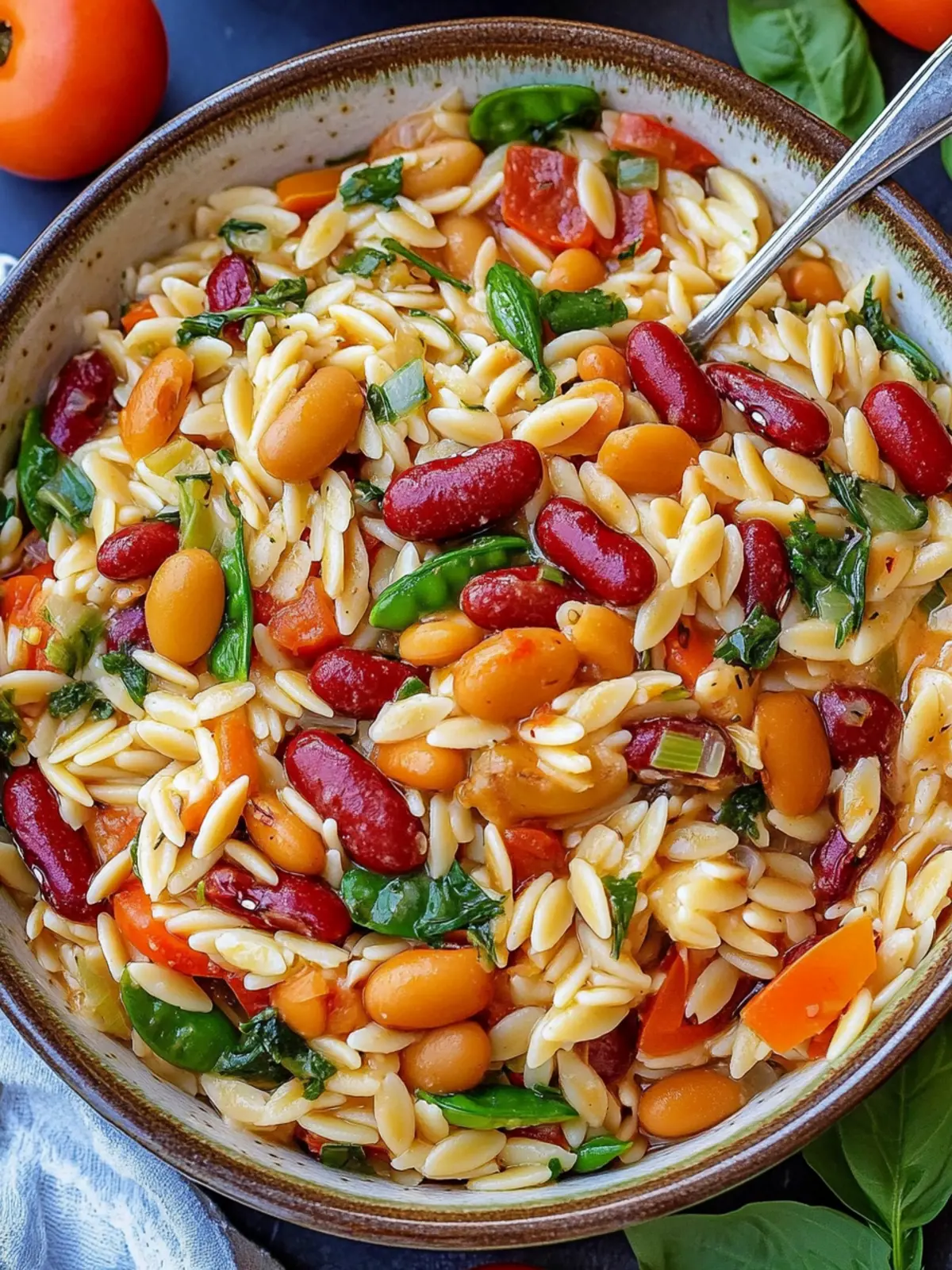 Mediterranean Orzo and Beans: A Flavor-Packed Cozy Delight 3 Mediterranean Orzo and Beans