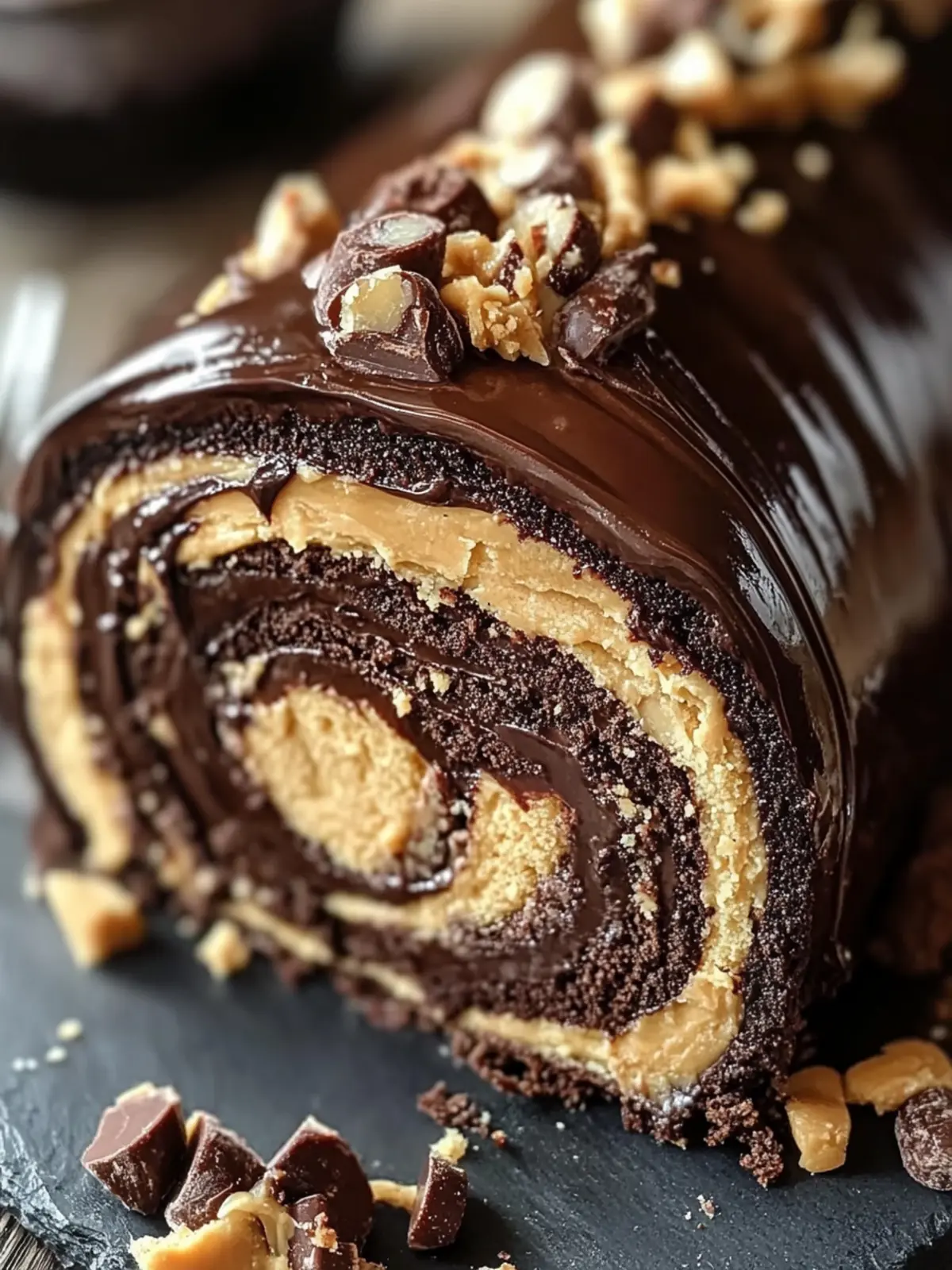 Decadent Peanut Butter Cup Chocolate Roll for Sweet Moments 5 Decadent Peanut Butter Cup Chocolate Roll