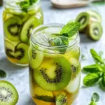 Kiwi Mint Cold Brew Green Tea Recipe – Triple Green Refresh!