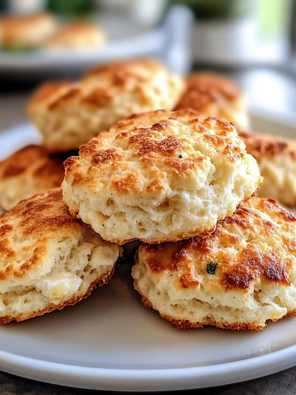 High-Protein Breakfast Biscuits (Easy 3-Ingredient Greek Yogurt Biscuits)